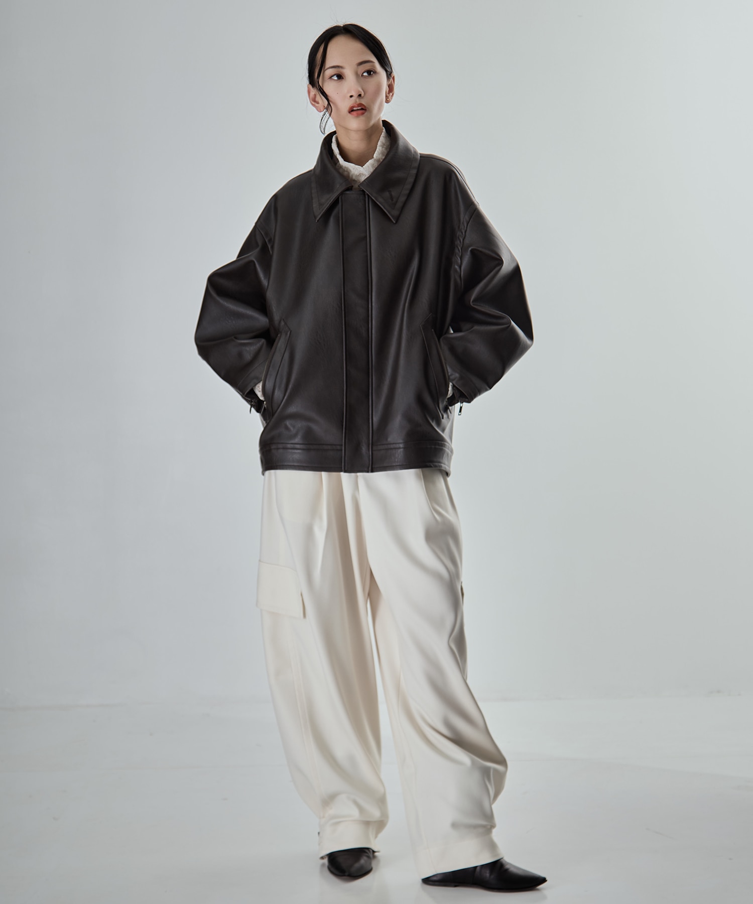 Vintage Leather Blouson STUDIOUS