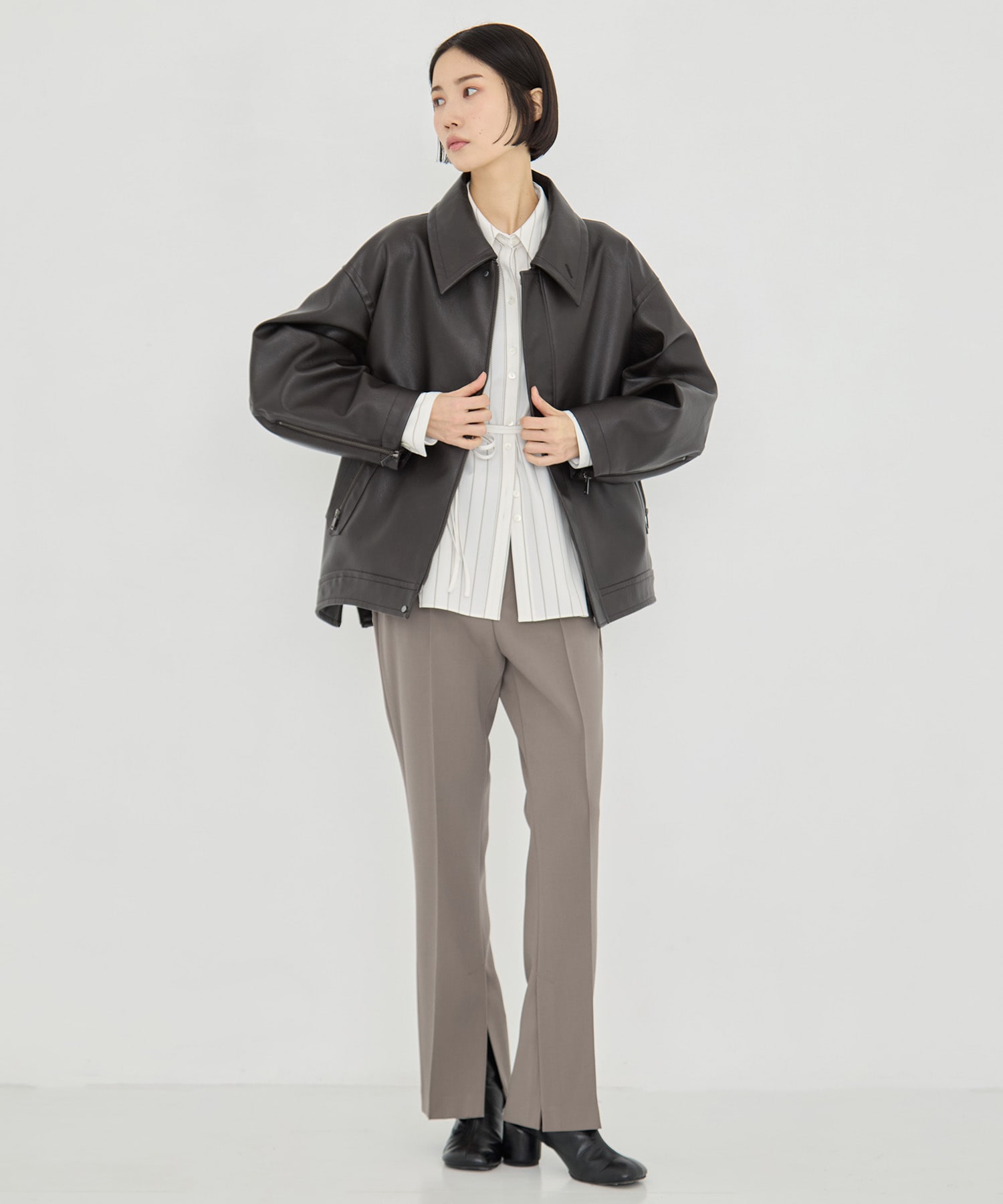 Vintage Leather Blouson STUDIOUS