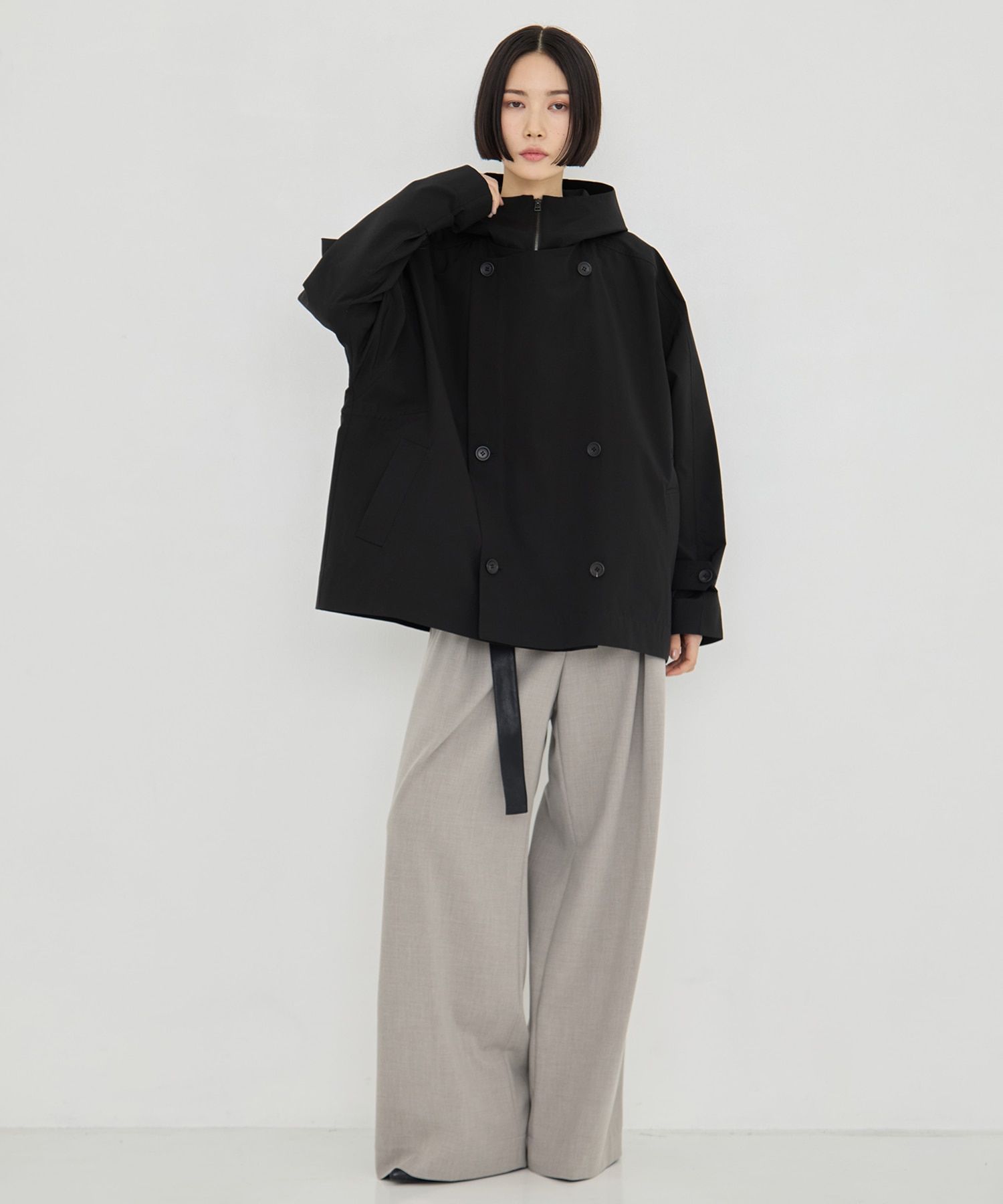 リサイクルナイロンタスランレイヤードブルゾン VACHEMENT