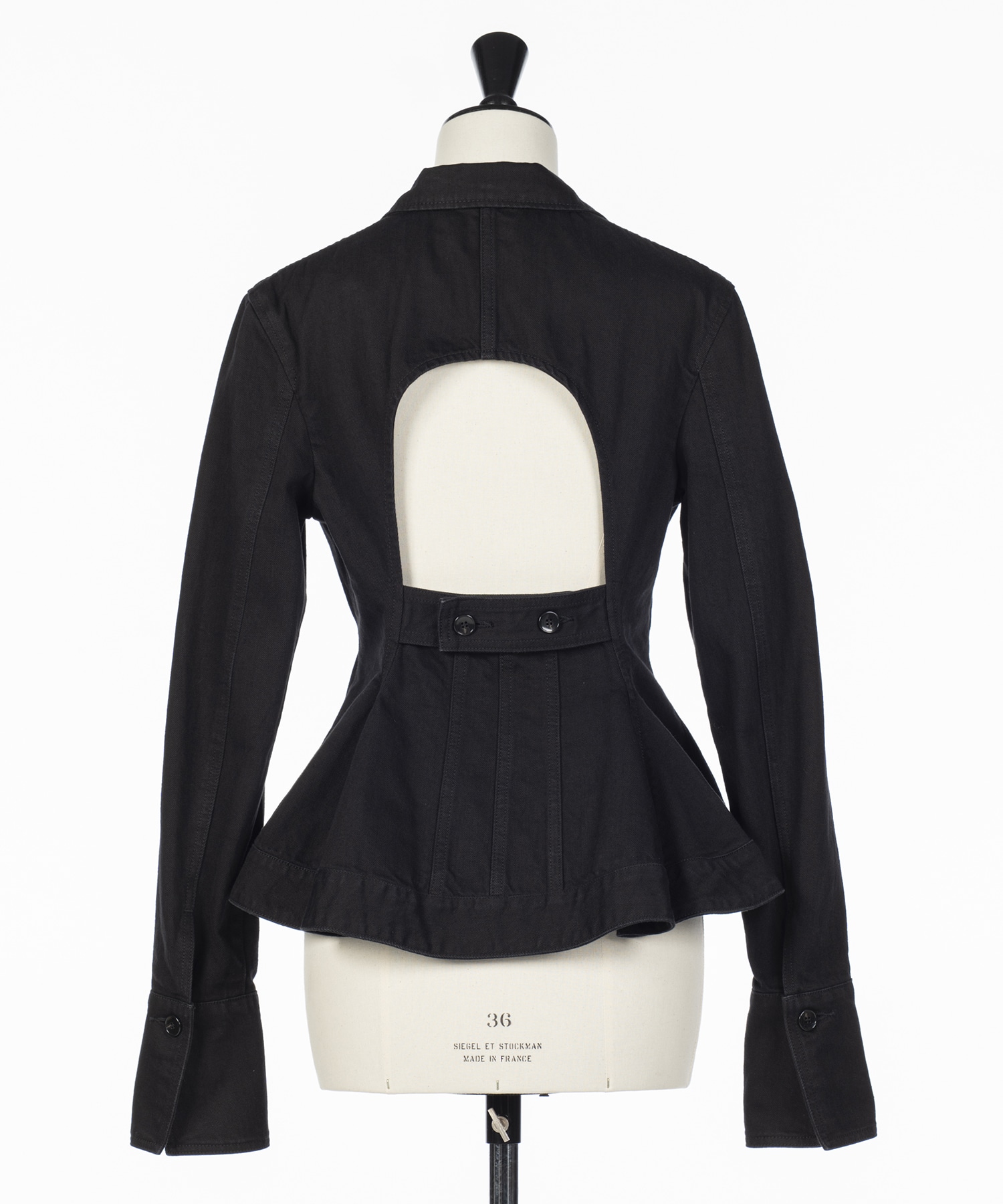 ORGANIC COTTON TAILORED DENIM JACKET FETICO