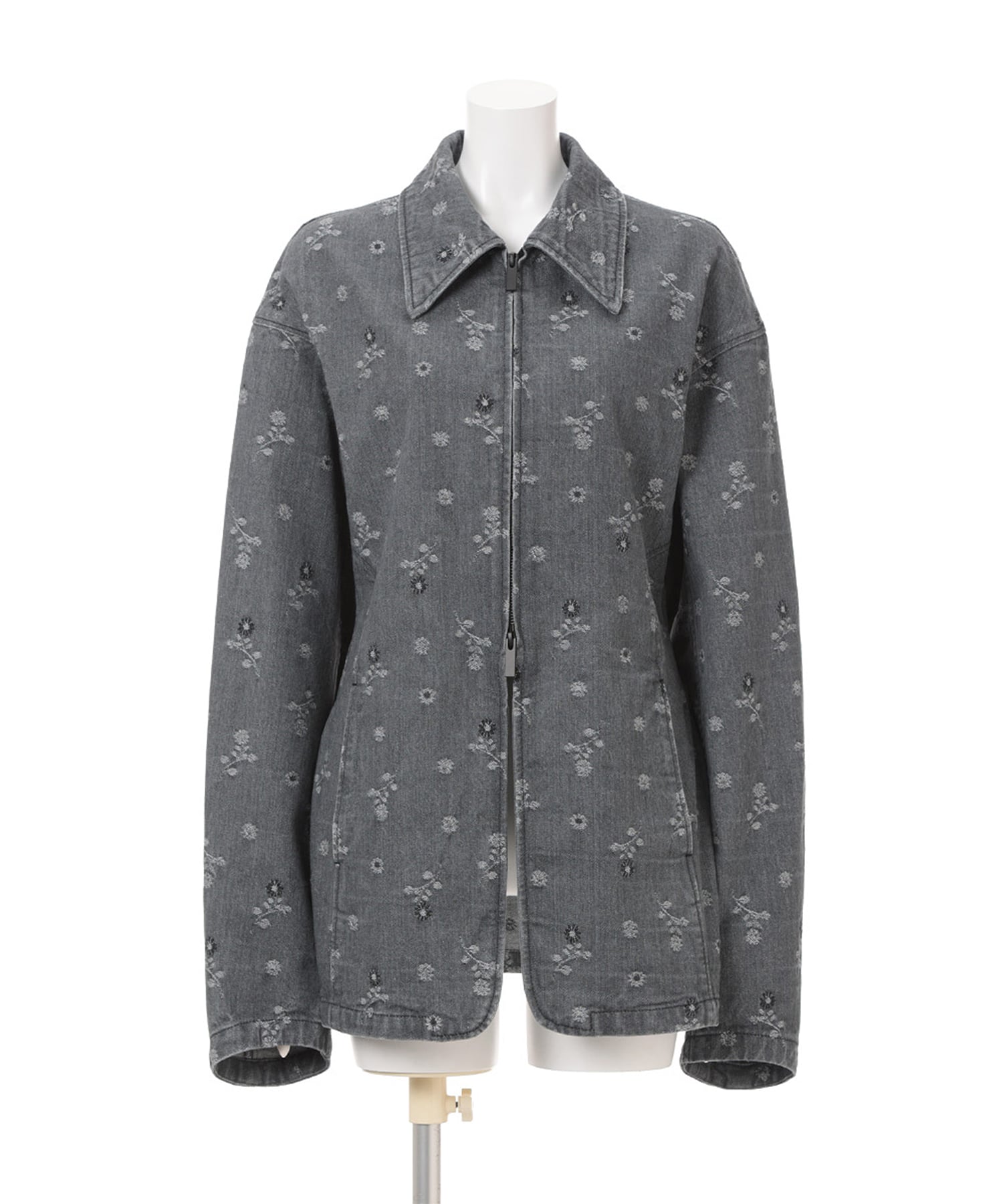 Floral Jacquard Denim Jacket Mame Kurogouchi