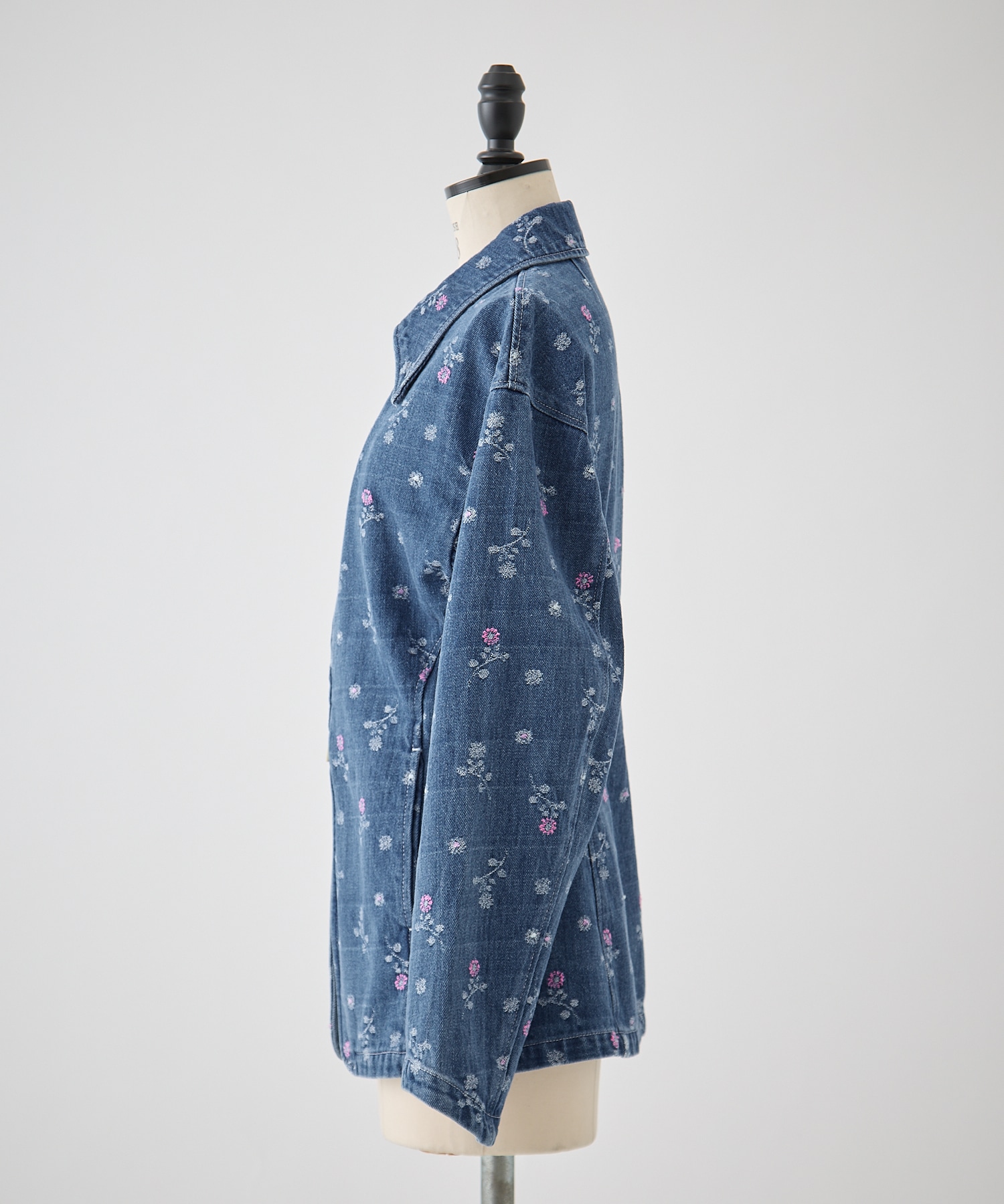 Floral Jacquard Denim Jacket Mame Kurogouchi