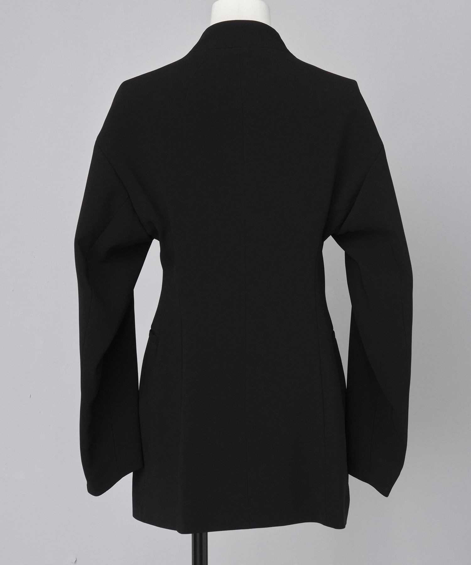 Triacetate Polyester Dropped Shoulder Jacket Mame Kurogouchi