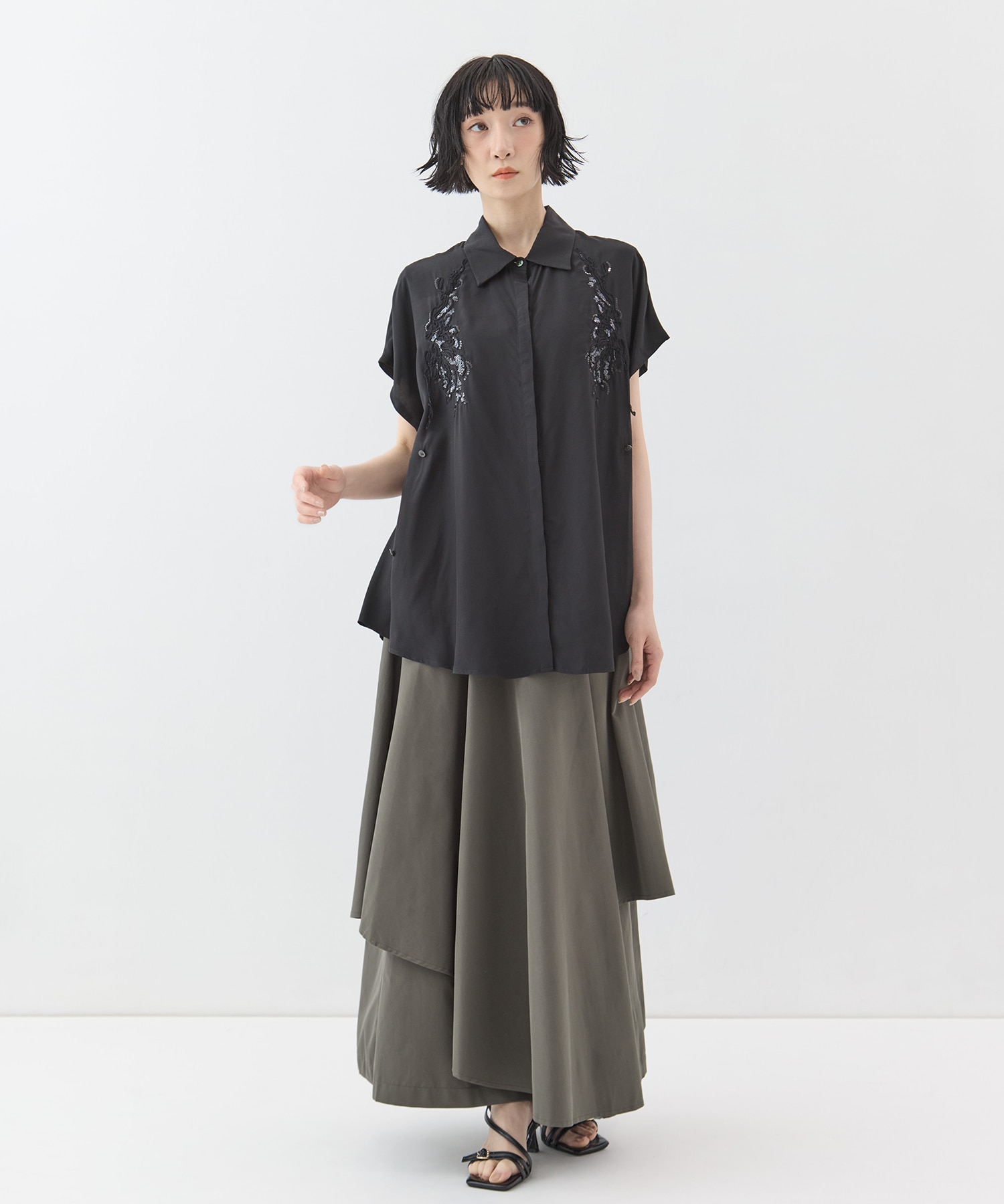 Veil embroidered shirt MURRAL