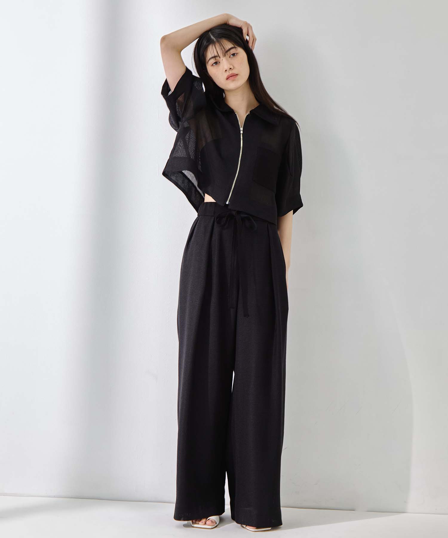 Washable Mesh Blouson 