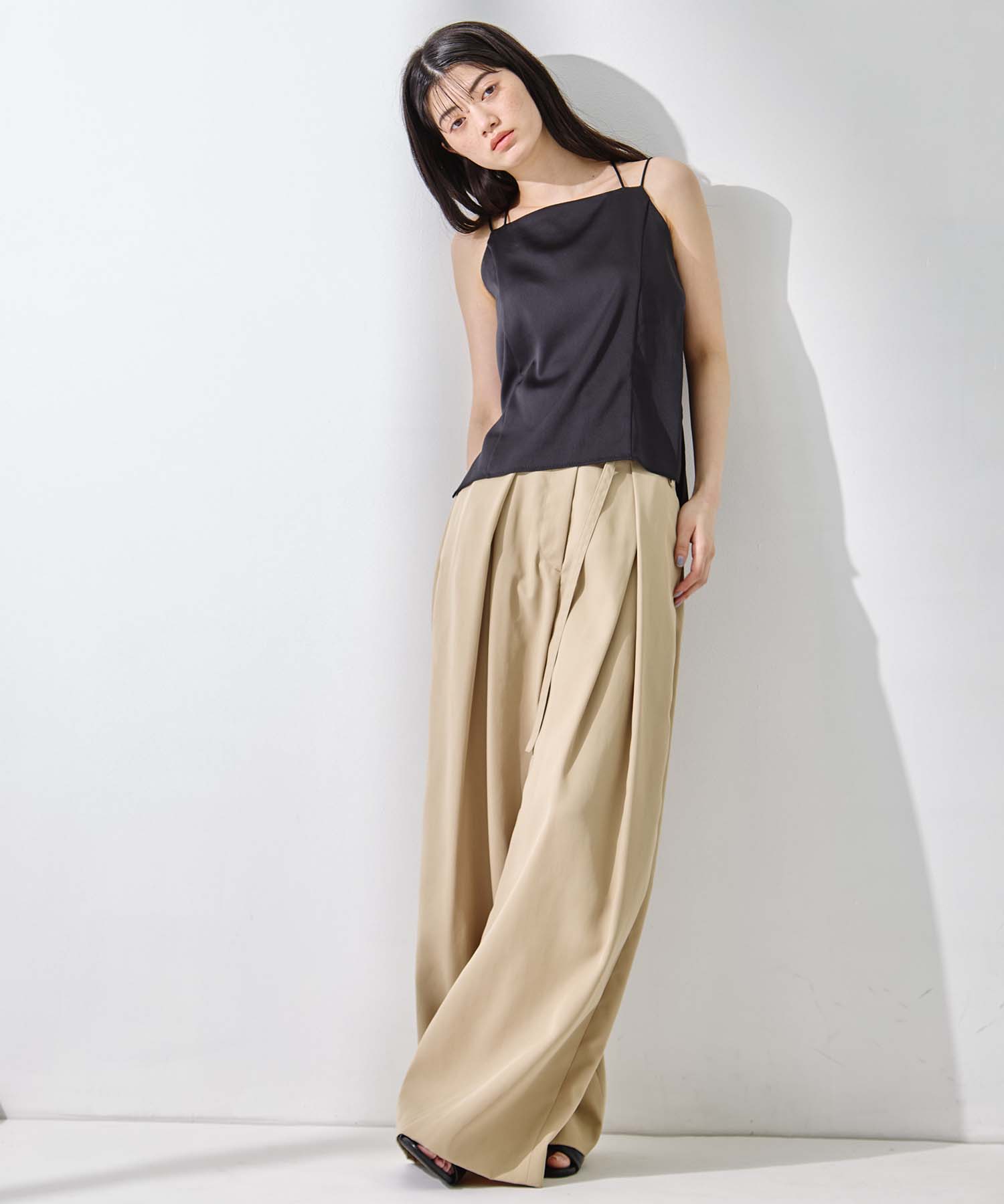 Stretch Satin Padded Camisole 