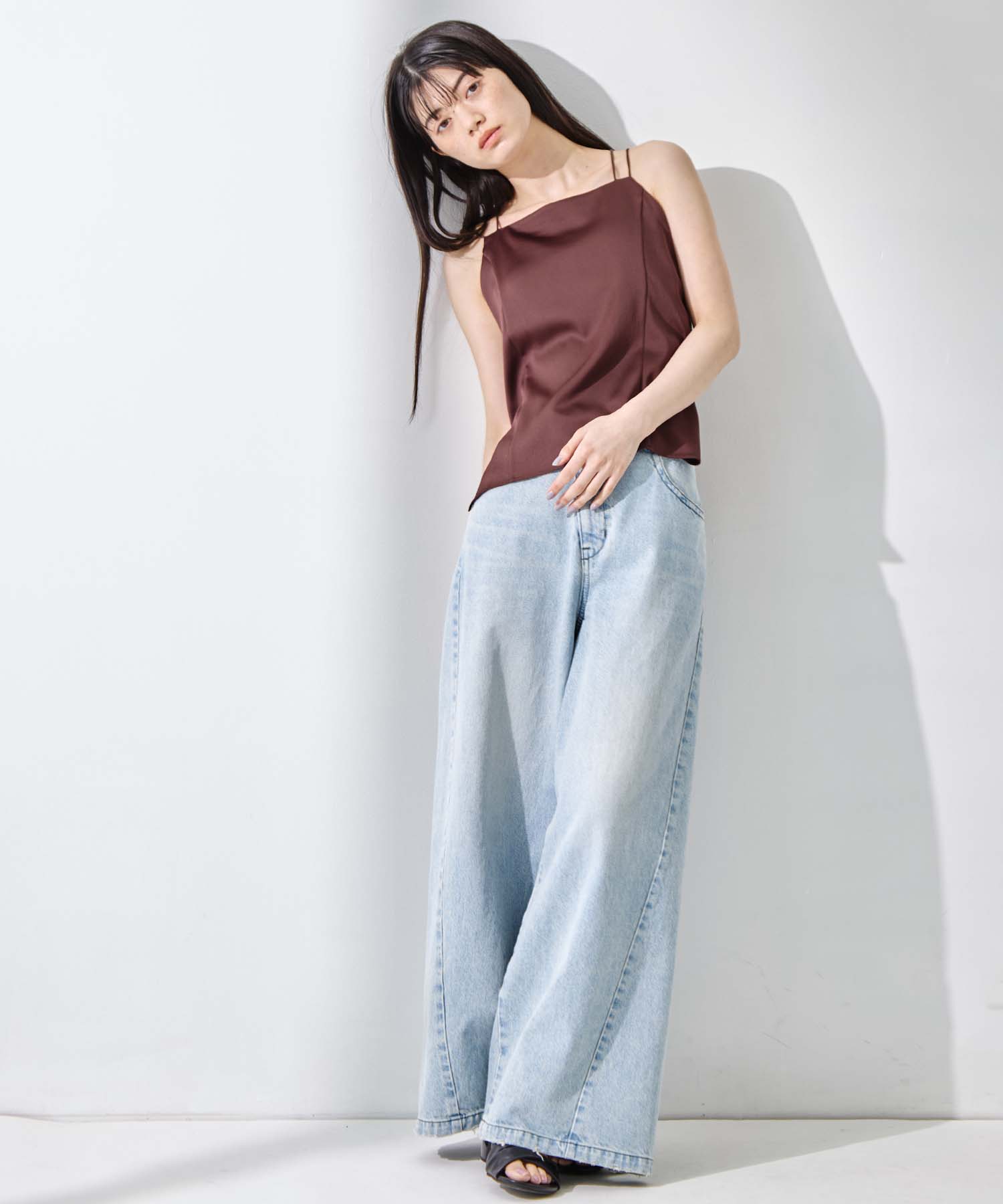 Stretch Satin Padded Camisole 