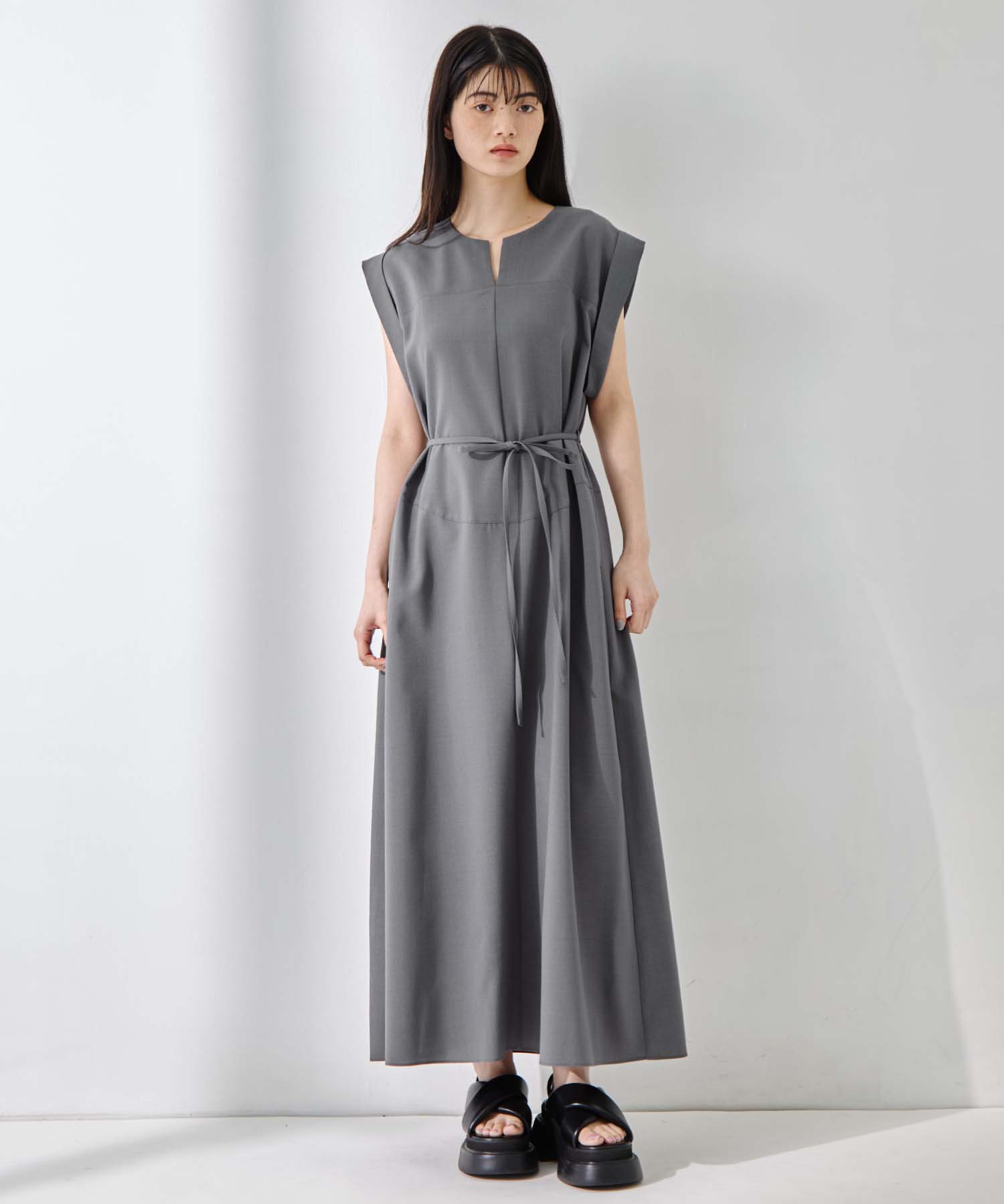 Back Tucked Dress STUDIOUS