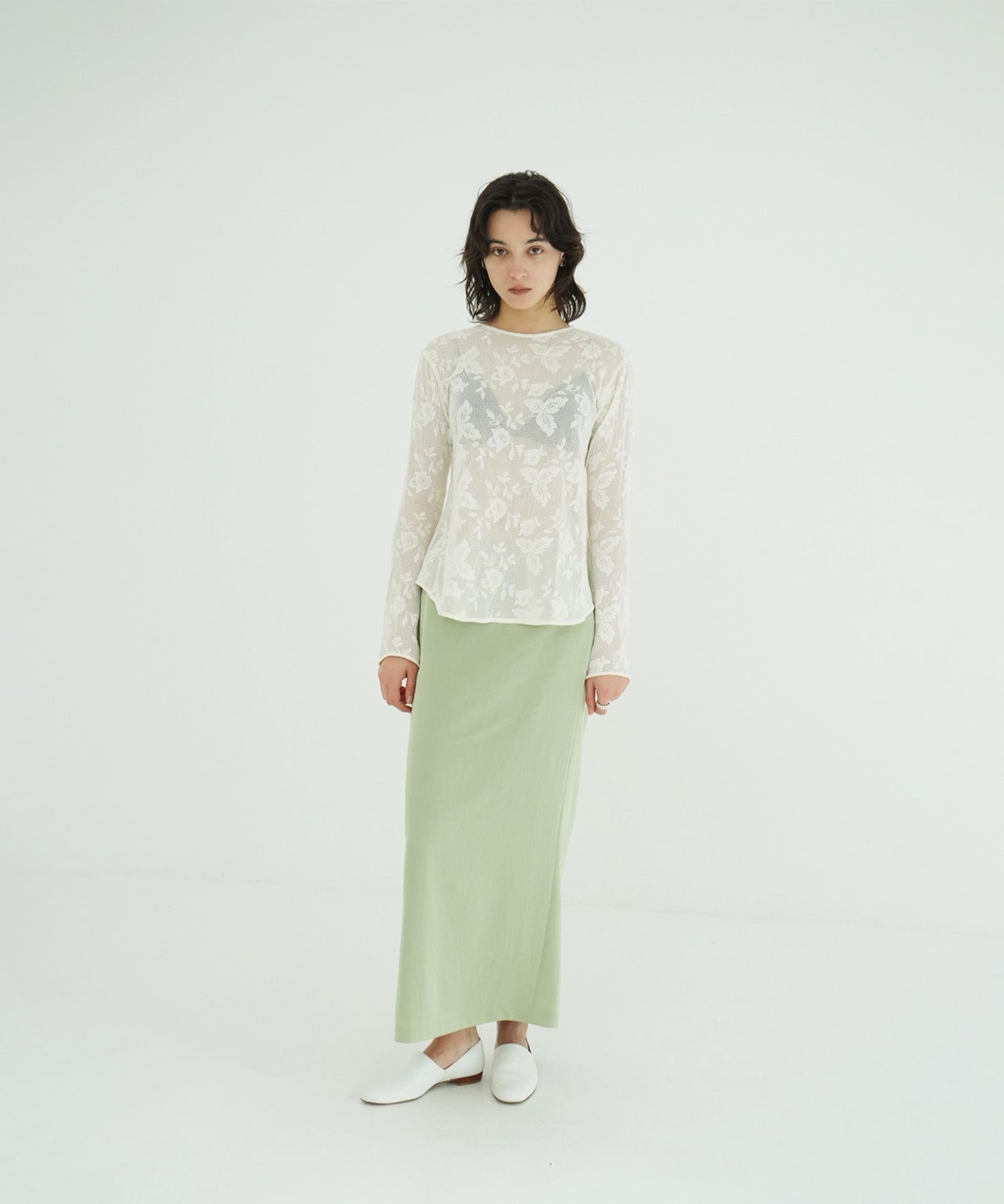 BACK DESIGN FLOWER LACE TOPS CLANE