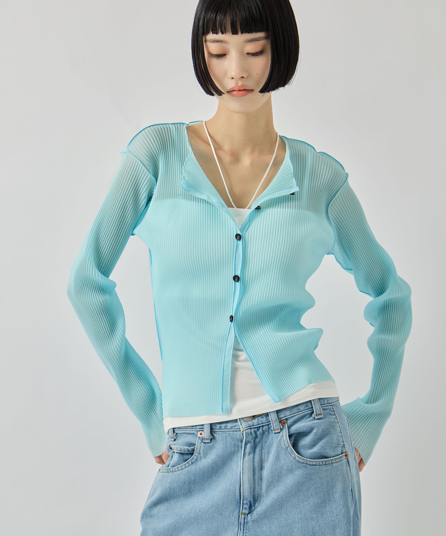 SHEER CARDIGAN kotohayokozawa