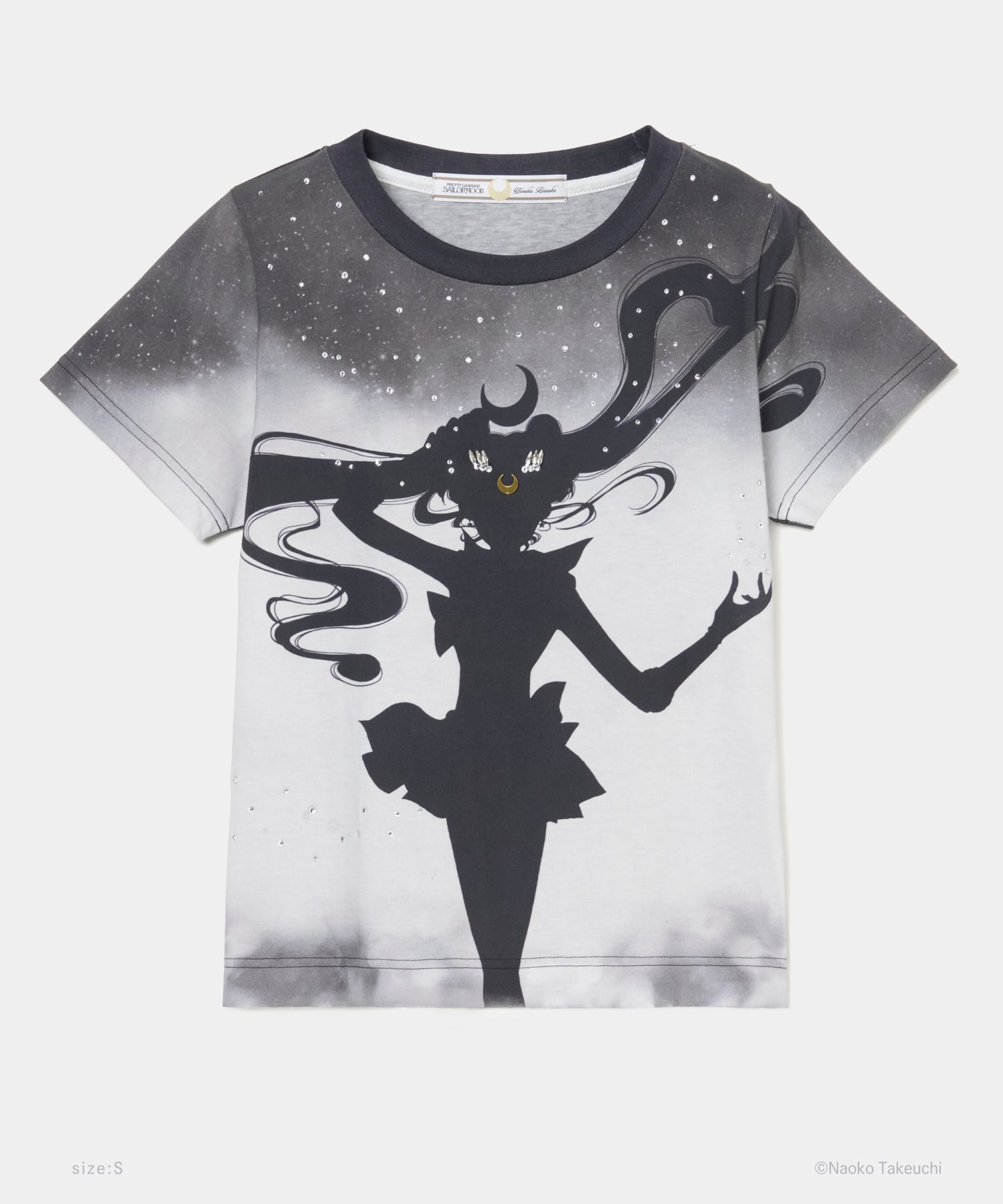 Sailor Moon silhouette bijou T-shirt tanakadaisuke