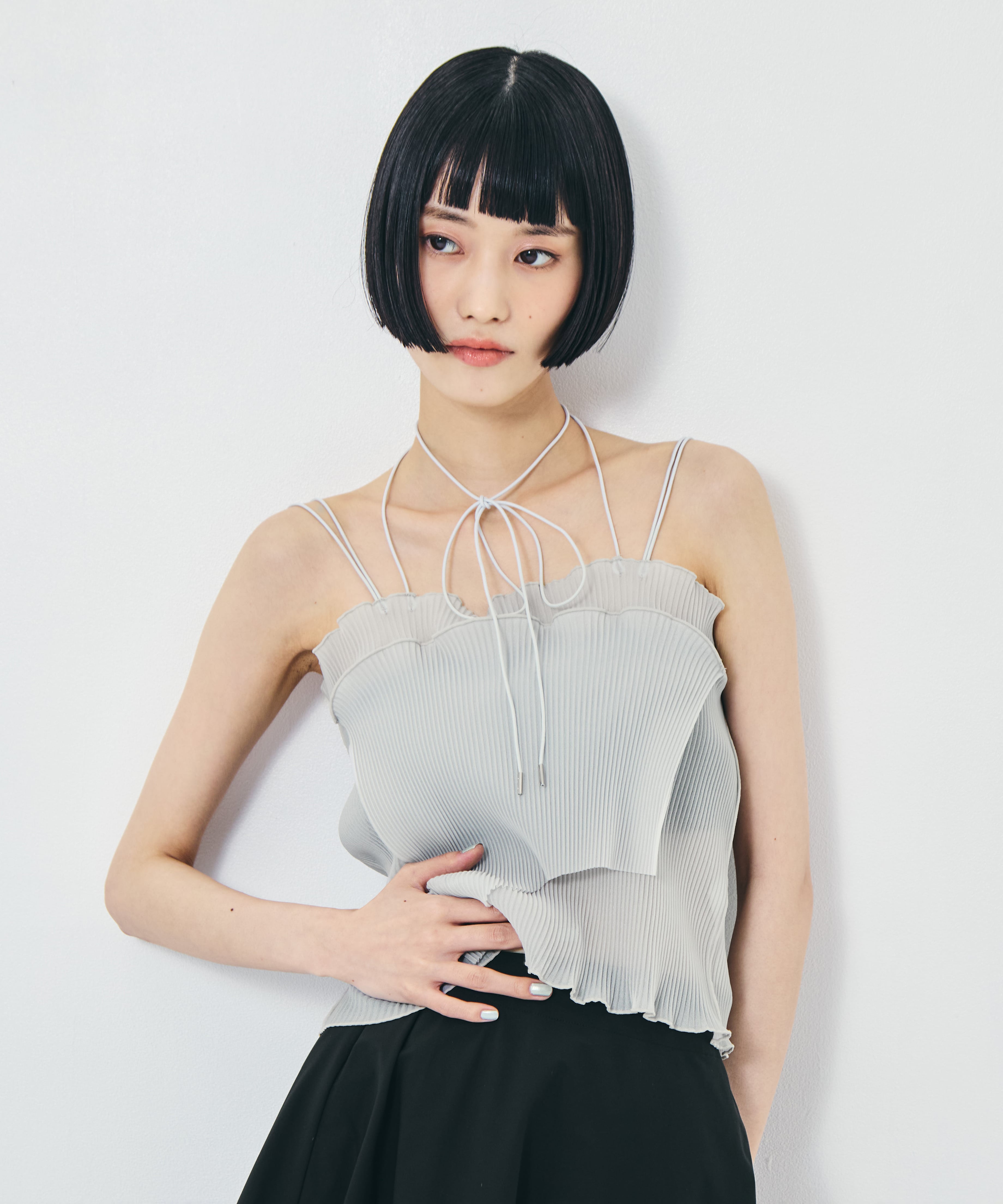 別注SHEER CAMISOLE(FREE GREY): kotohayokozawa: WOMENS｜ STUDIOUS