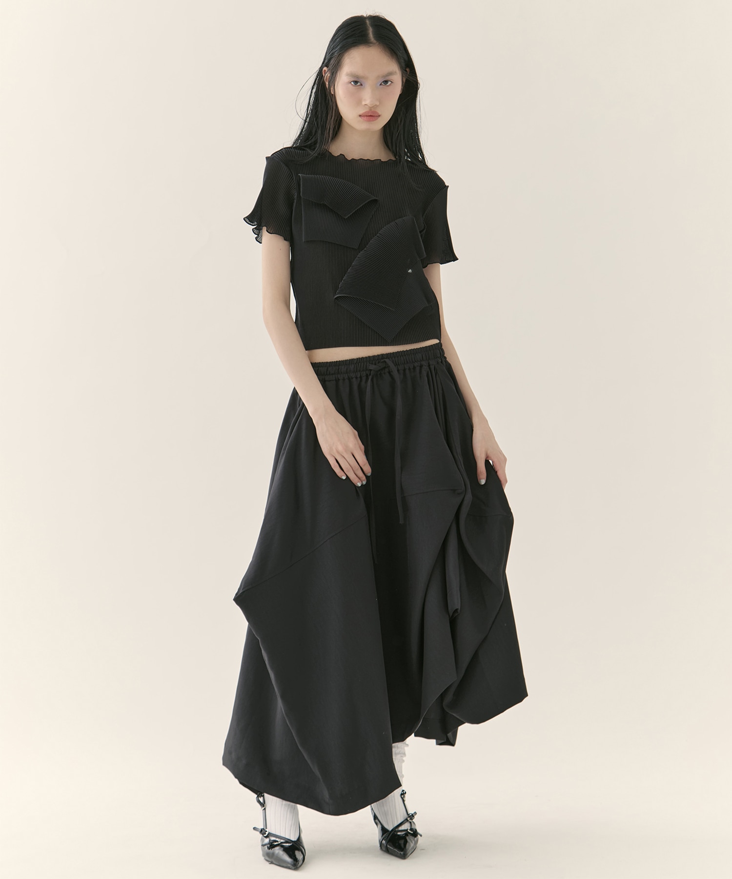 別注 SHEER SHORT SLEEVE TOP kotohayokozawa