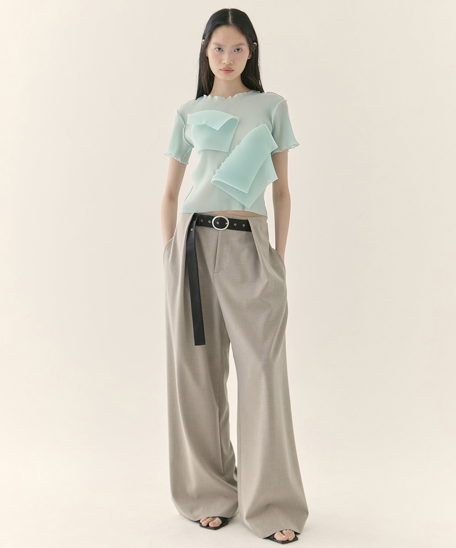 別注 SHEER SHORT SLEEVE TOP kotohayokozawa