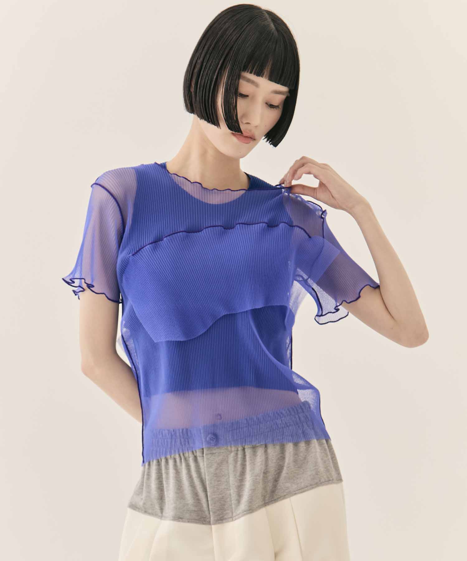 GHOST TODO TOP SHORT SLEEVE +INNER kotohayokozawa