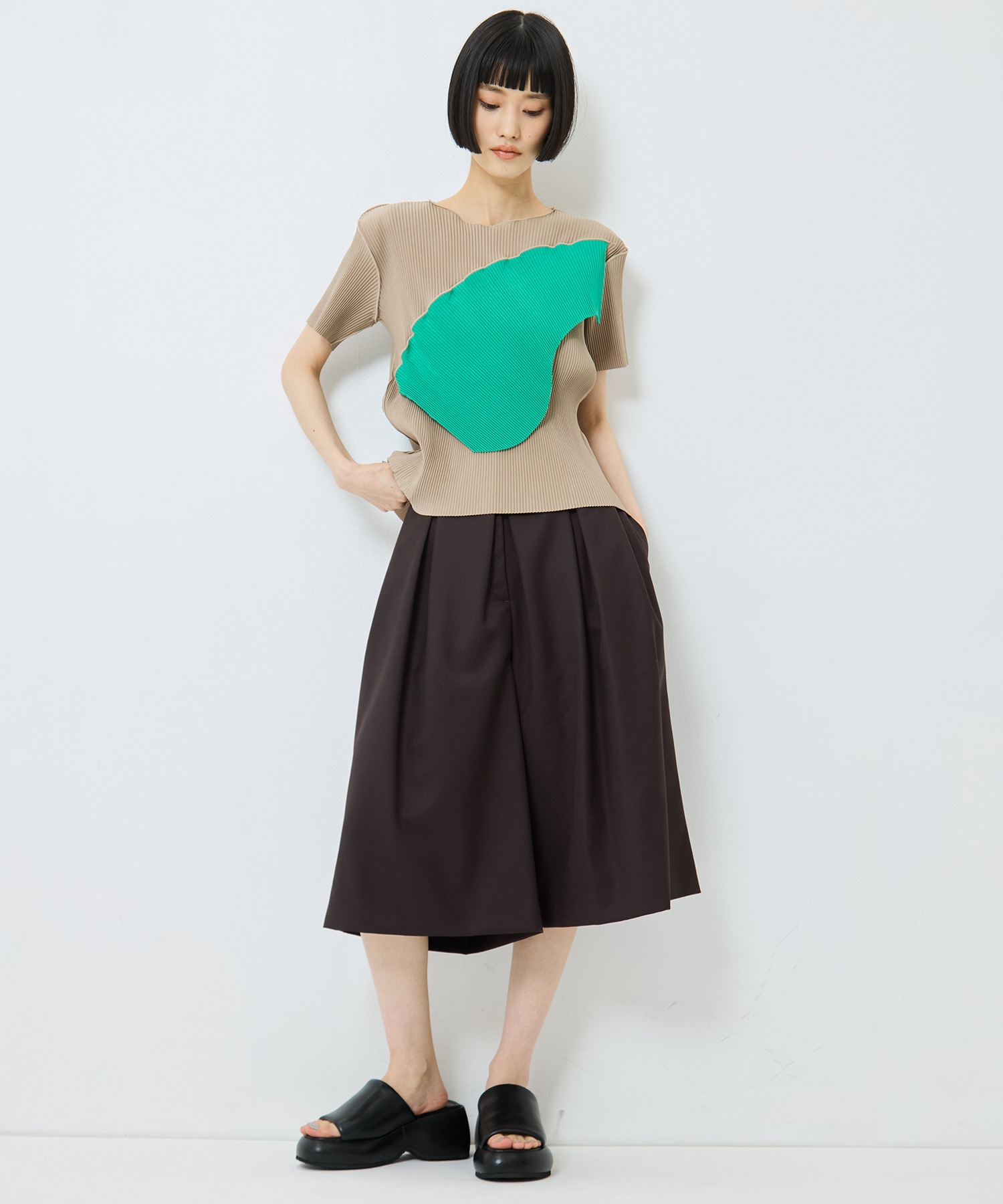 TODO WAVE TOP SHORT SLEEVE kotohayokozawa