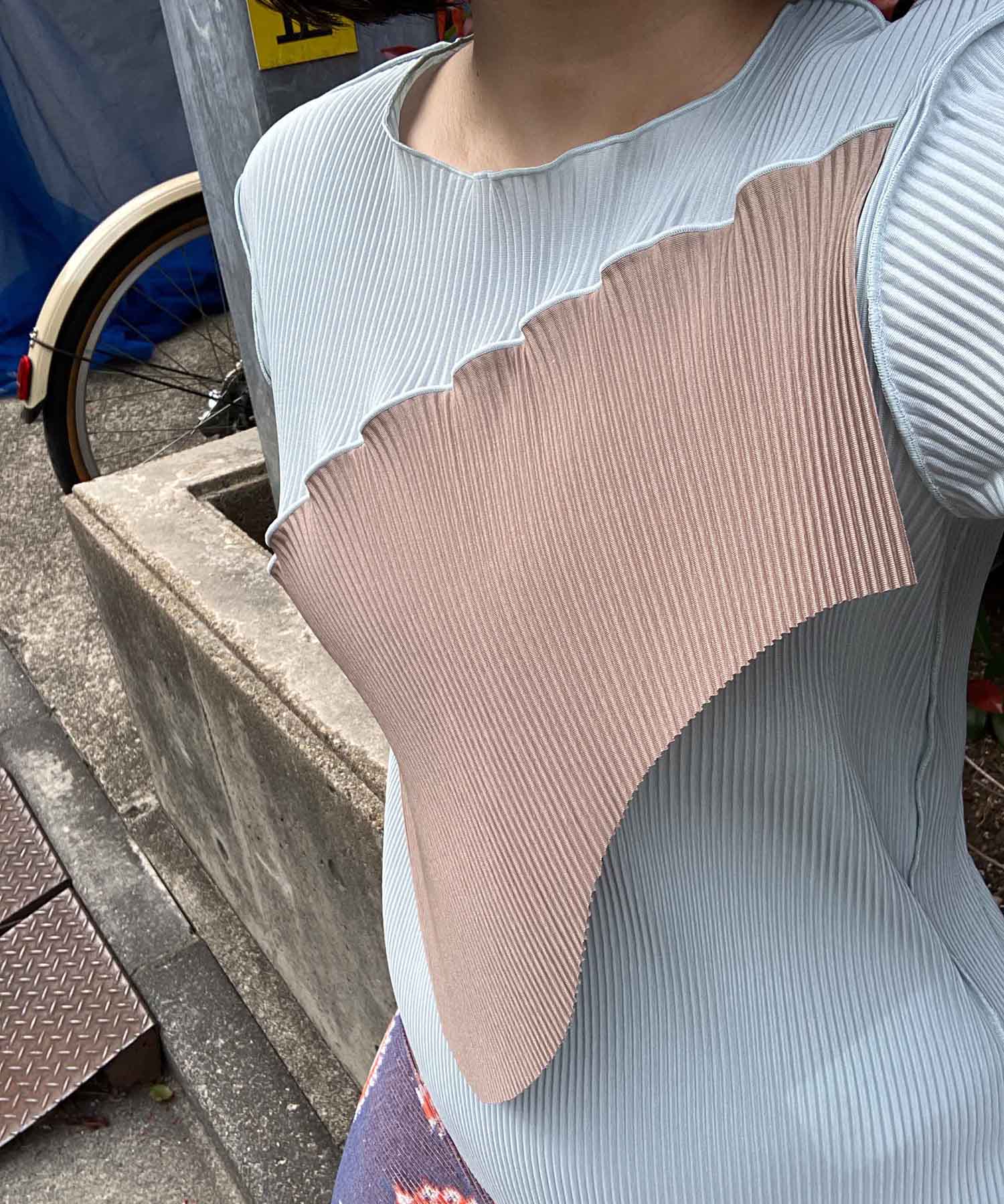 TODO WAVE TOP SHORT SLEEVE kotohayokozawa