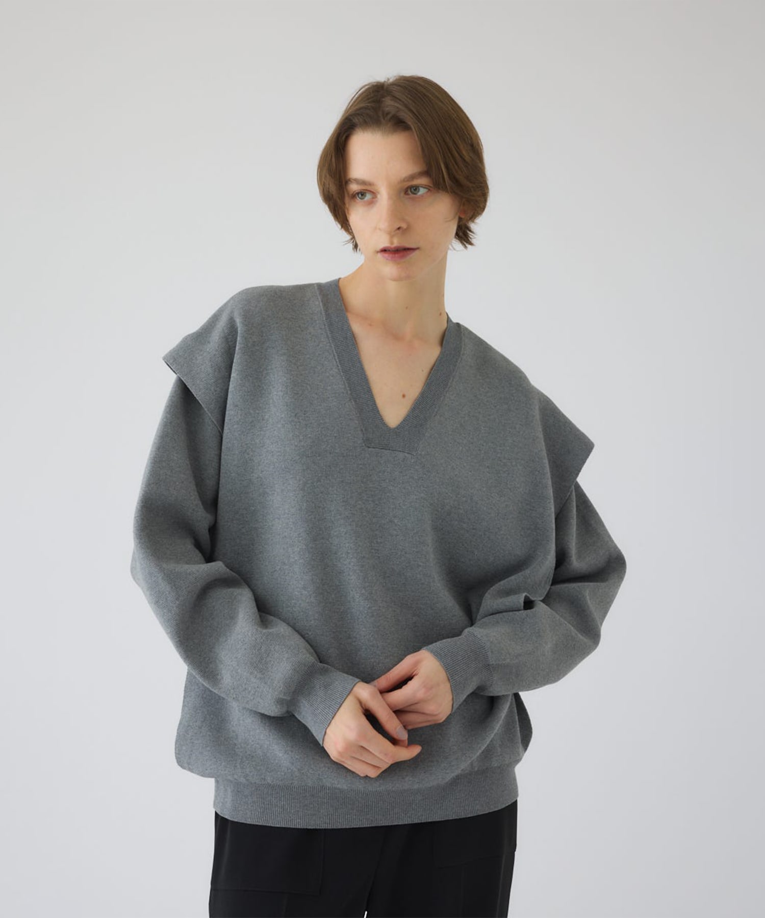 Side open oversized knit PO RIM.ARK
