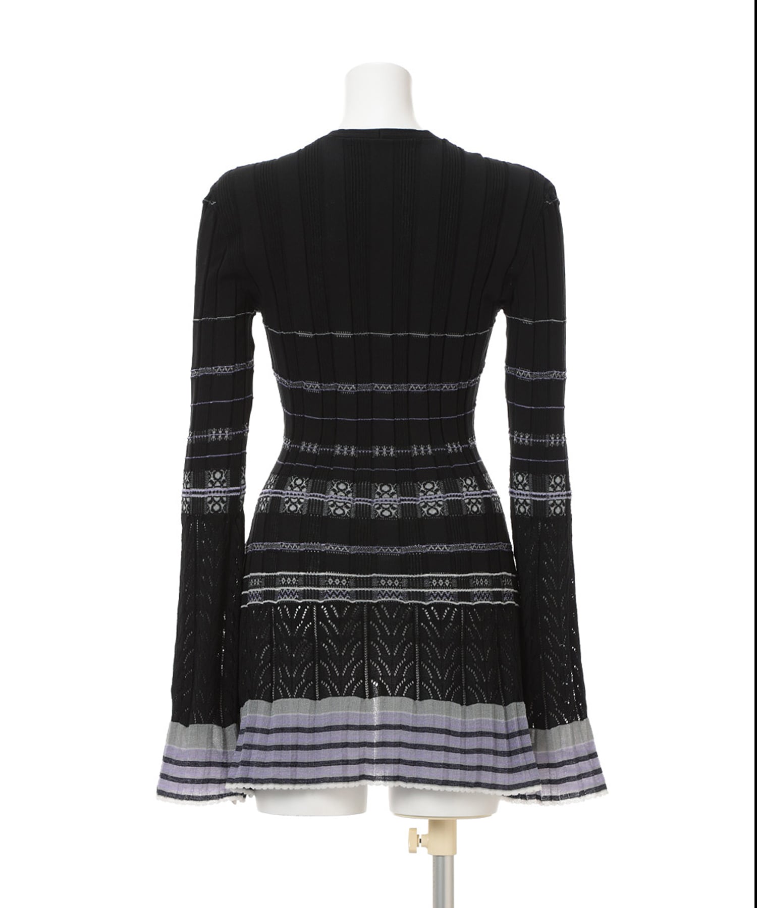 Lamp Shaped Knit Cardigan Mame Kurogouchi