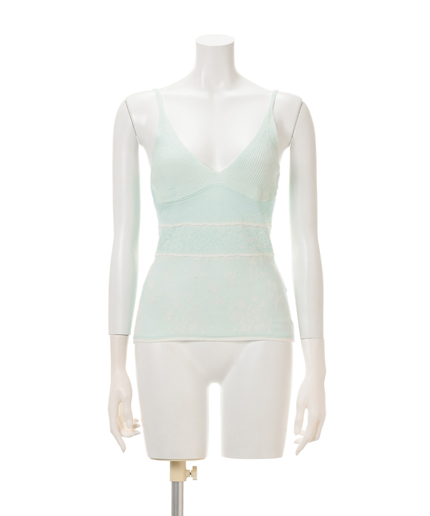 Floral Jacquard Knit Camisole Top Mame Kurogouchi