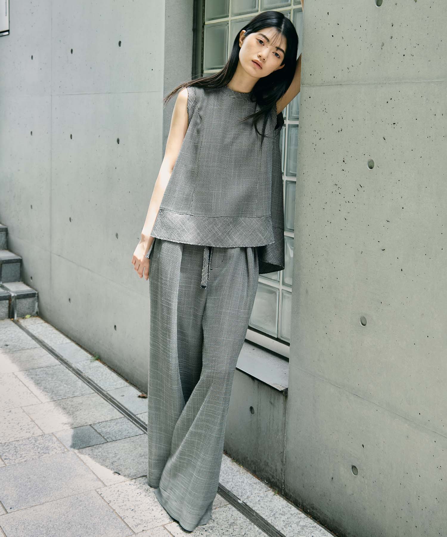 Washable Mesh Relax Trousers STUDIOUS