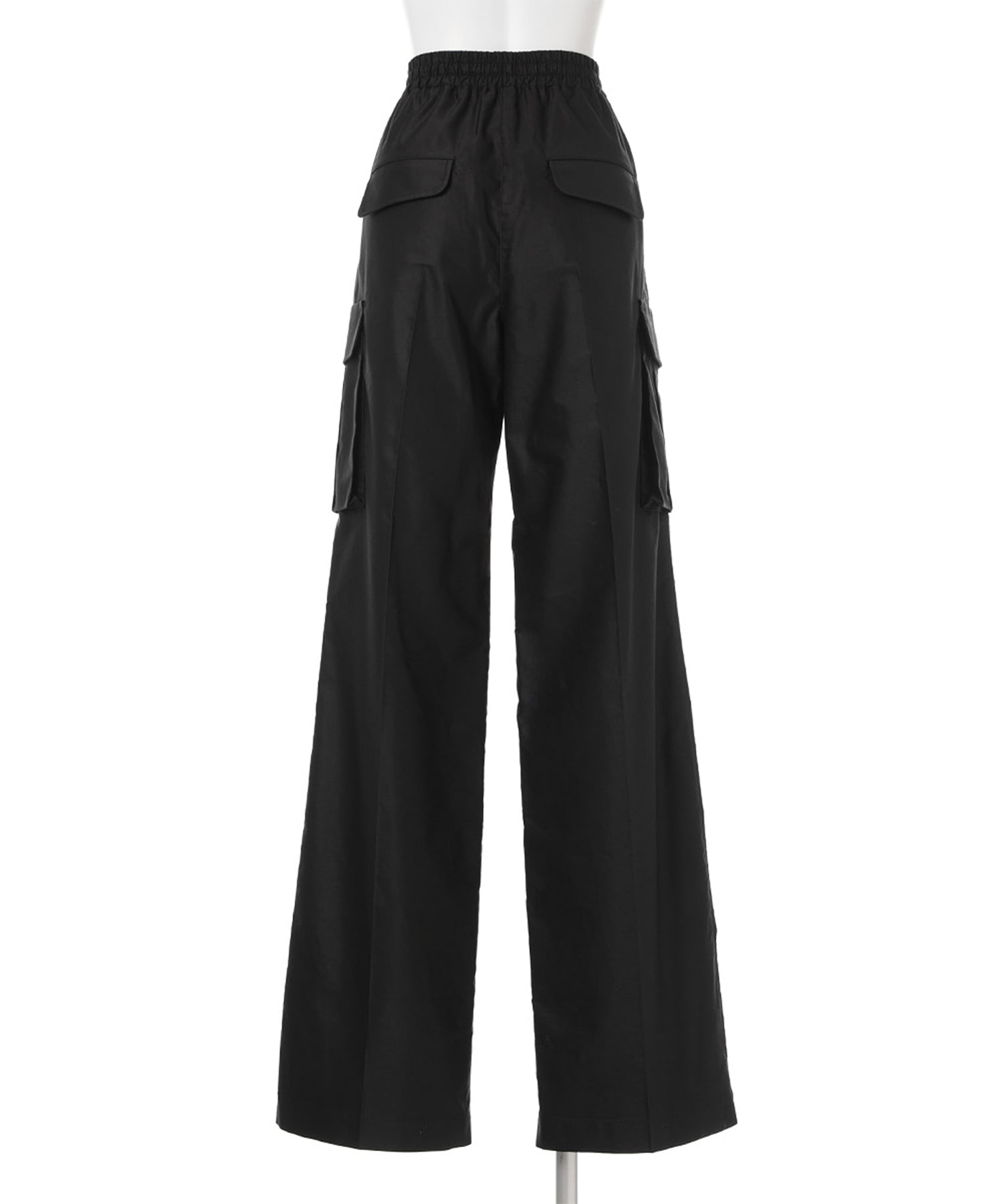 Cotton High Waisted Cargo Trousers Mame Kurogouchi