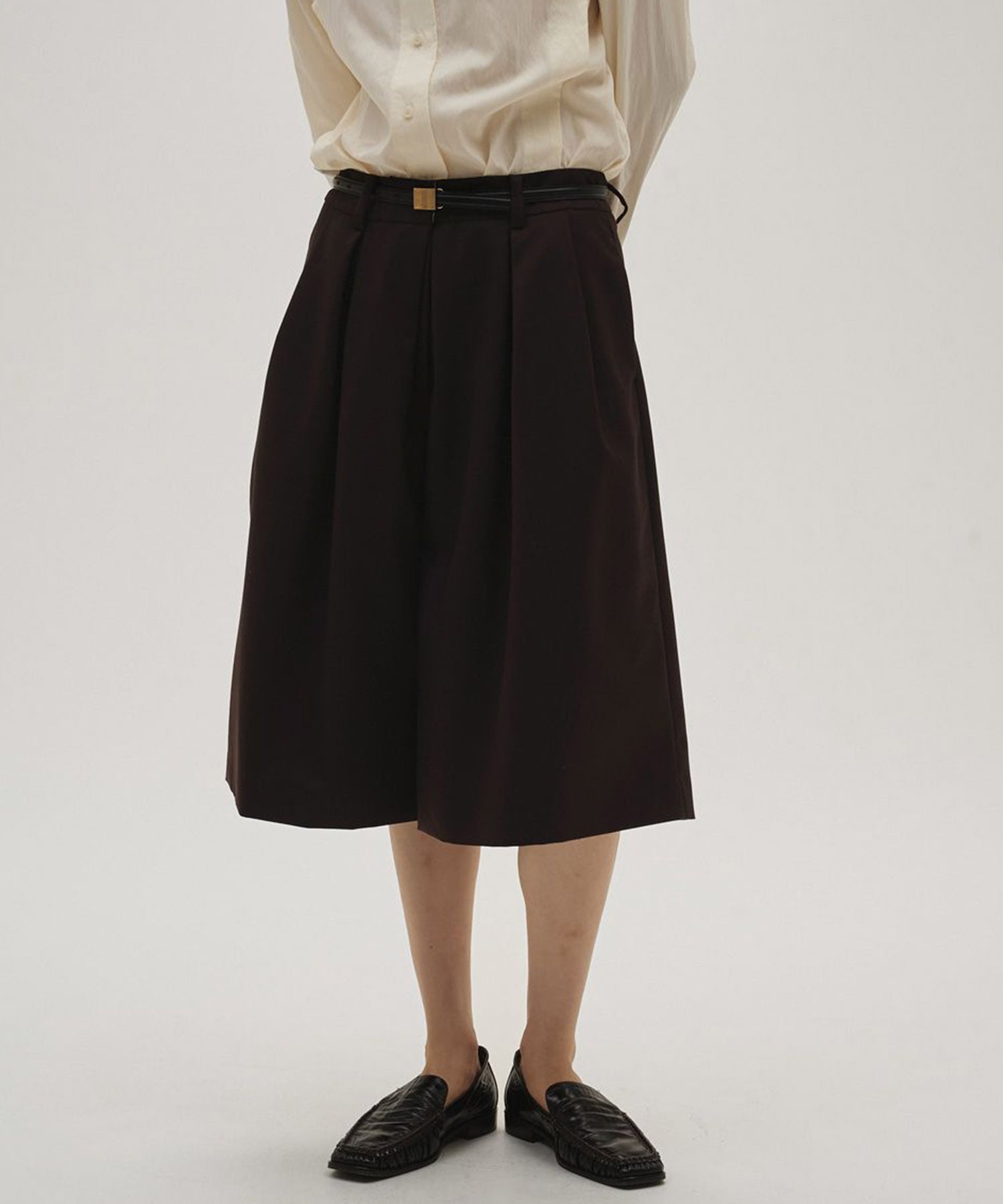 Twill Bermuda Pants TODAYFUL