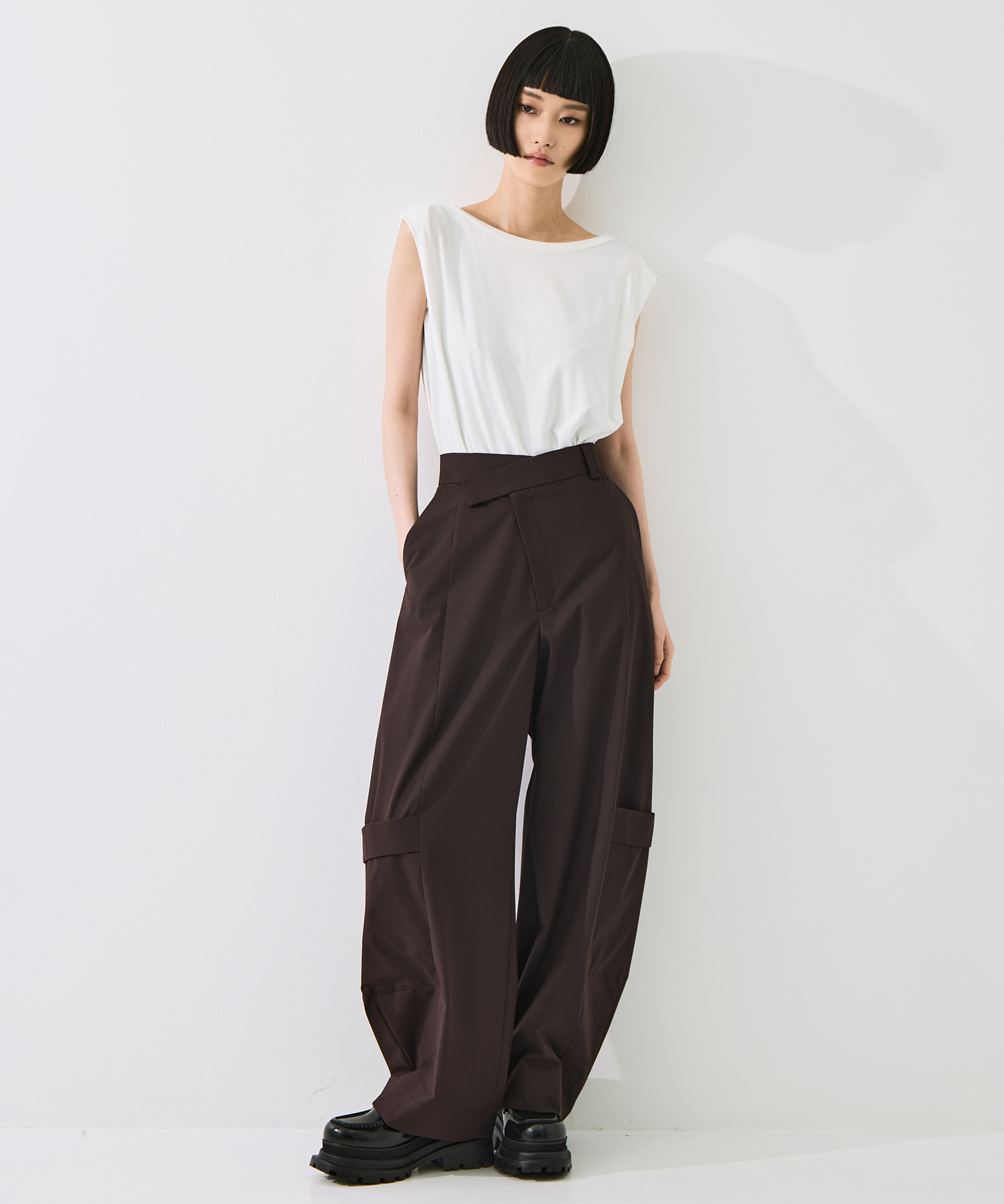 Soft Barrel Leg Flap Cargo Trousers STUDIOUS