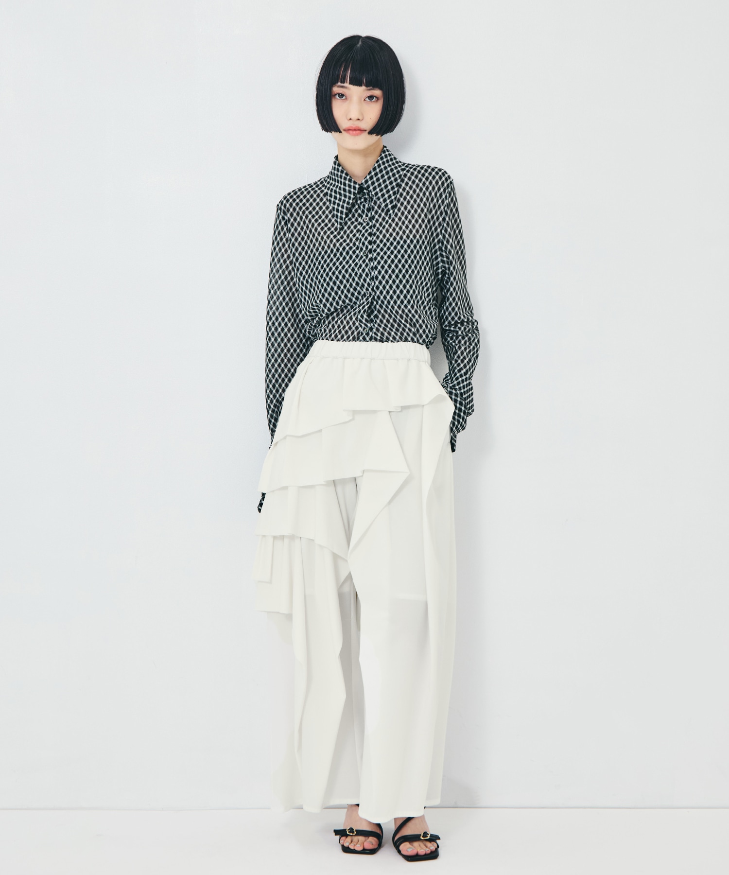 別注 RUFFLE PANTS TAAKK