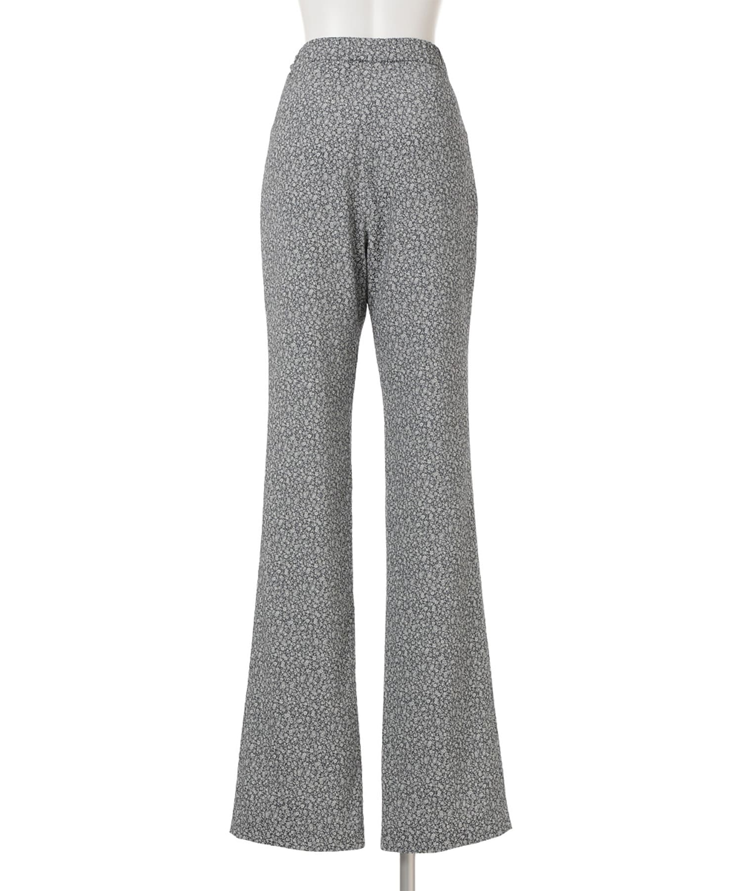 Floral Jacquard Flare Trousers Mame Kurogouchi