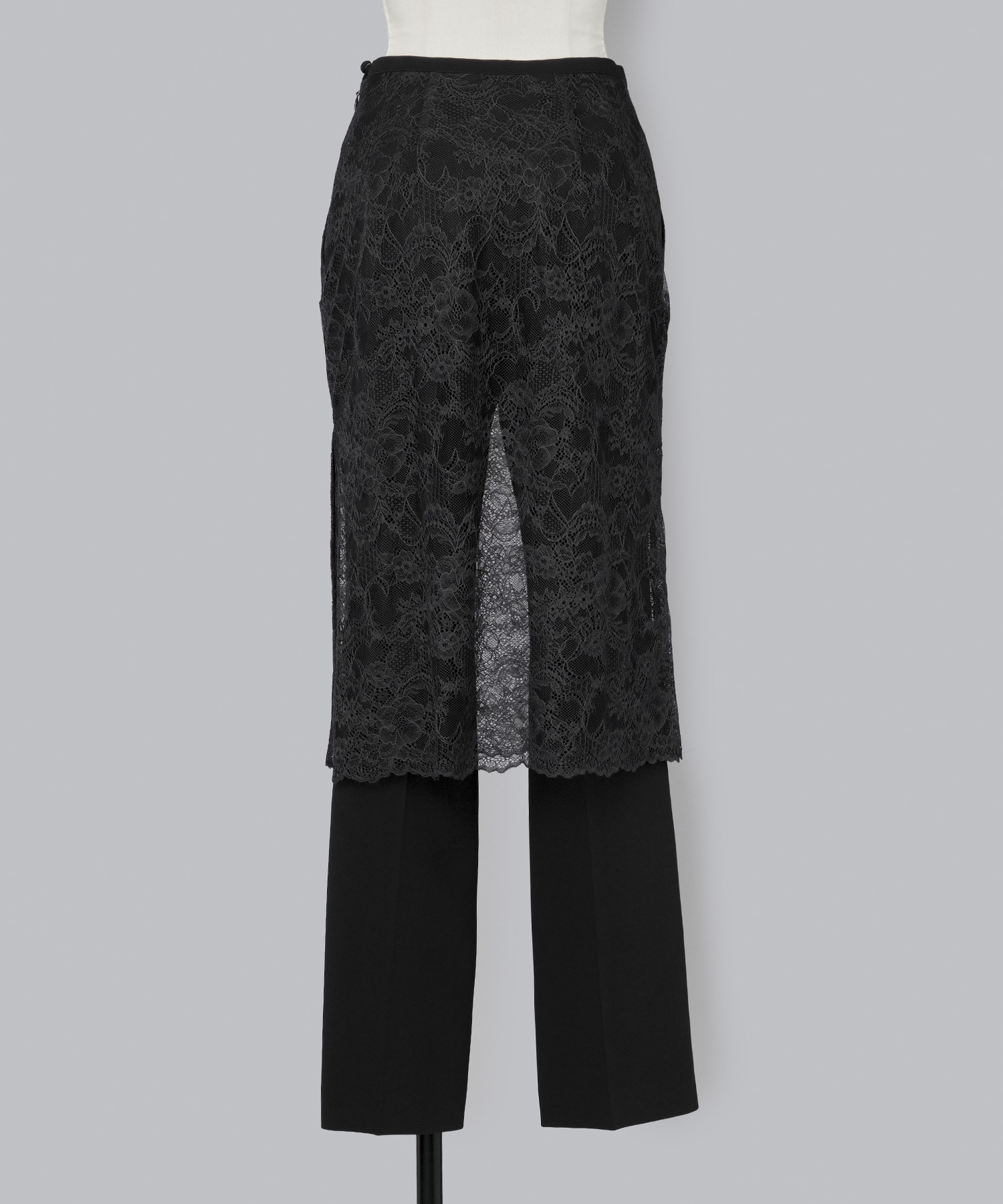 Raschel Lace Layered Trousers Mame Kurogouchi