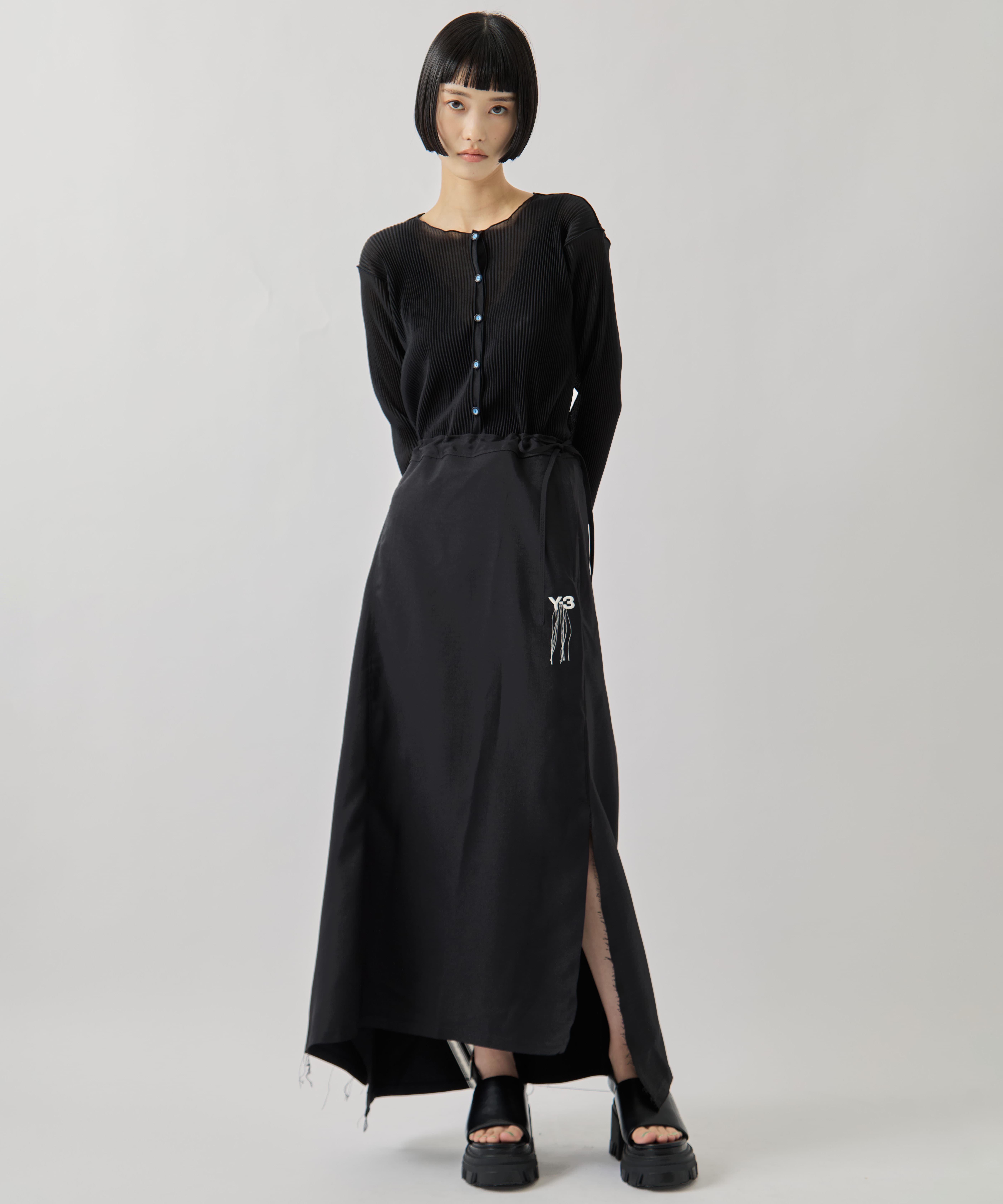 Y3-S26-0000-207/W_SU RC 3S SKIRT BLACK(ロングSK) Y-3
