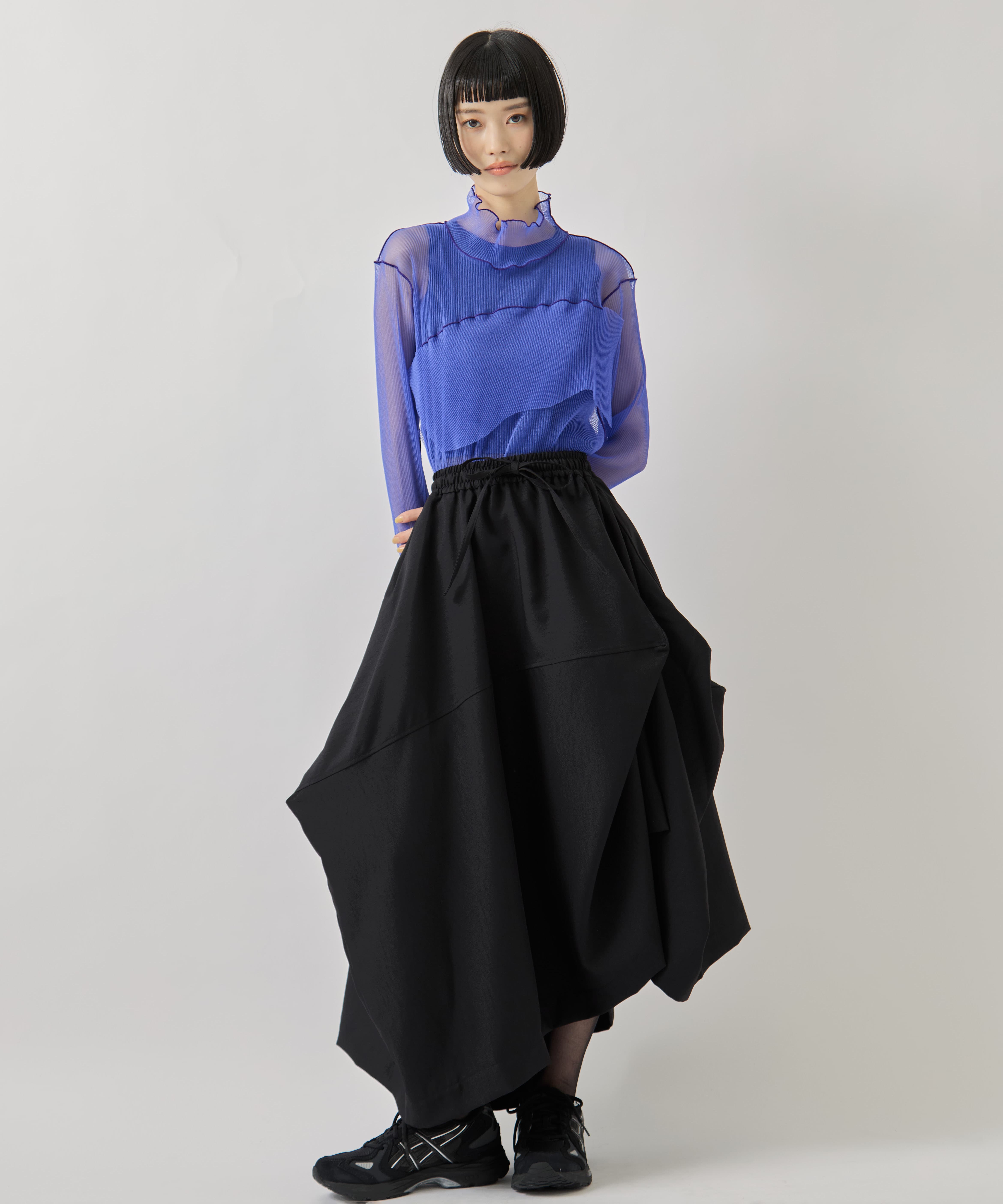 Y3-S26-0000-205/W_SU SKIRT BLACK(バルーンSK) Y-3