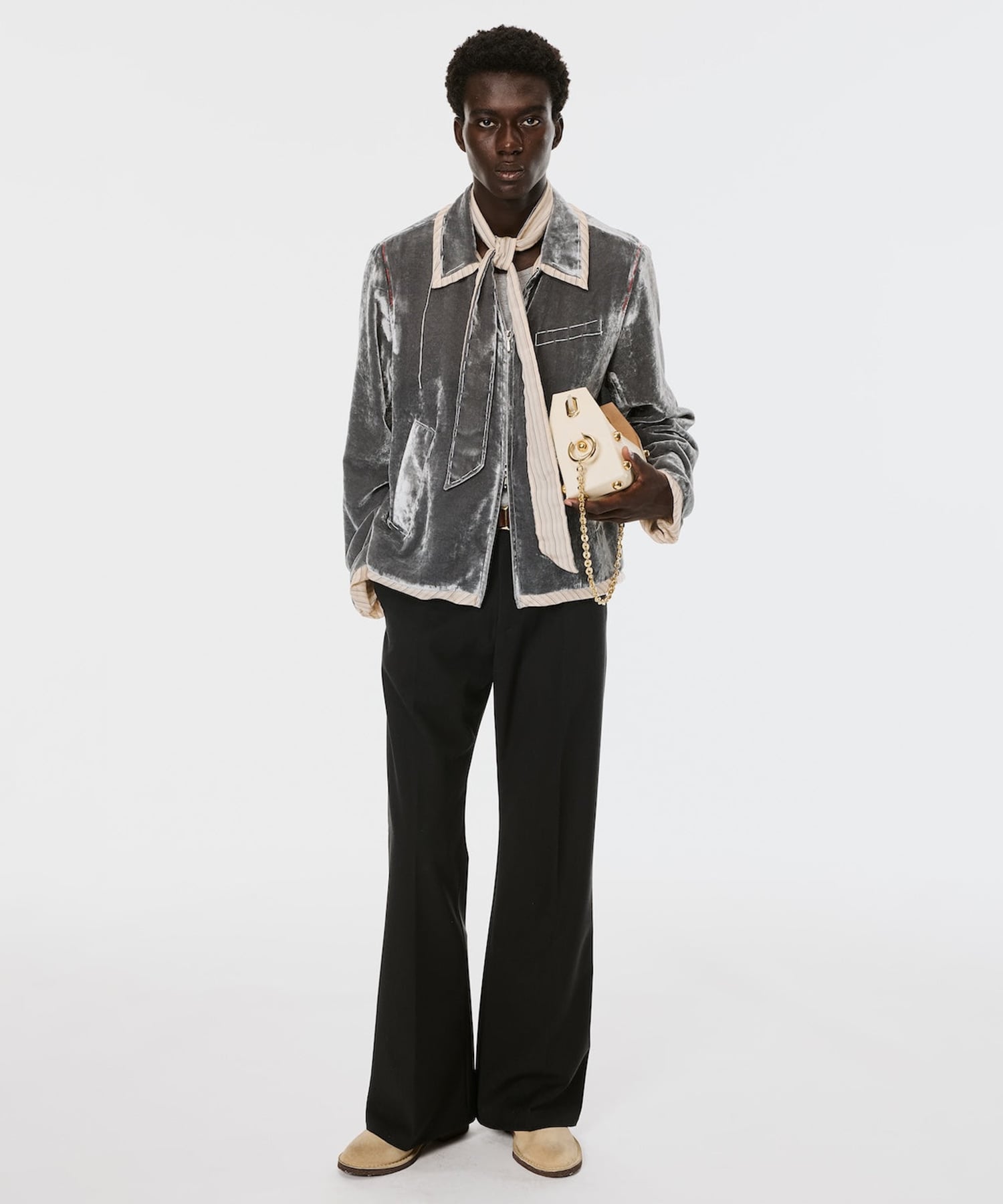 LEATHER CAKE BAG MASU