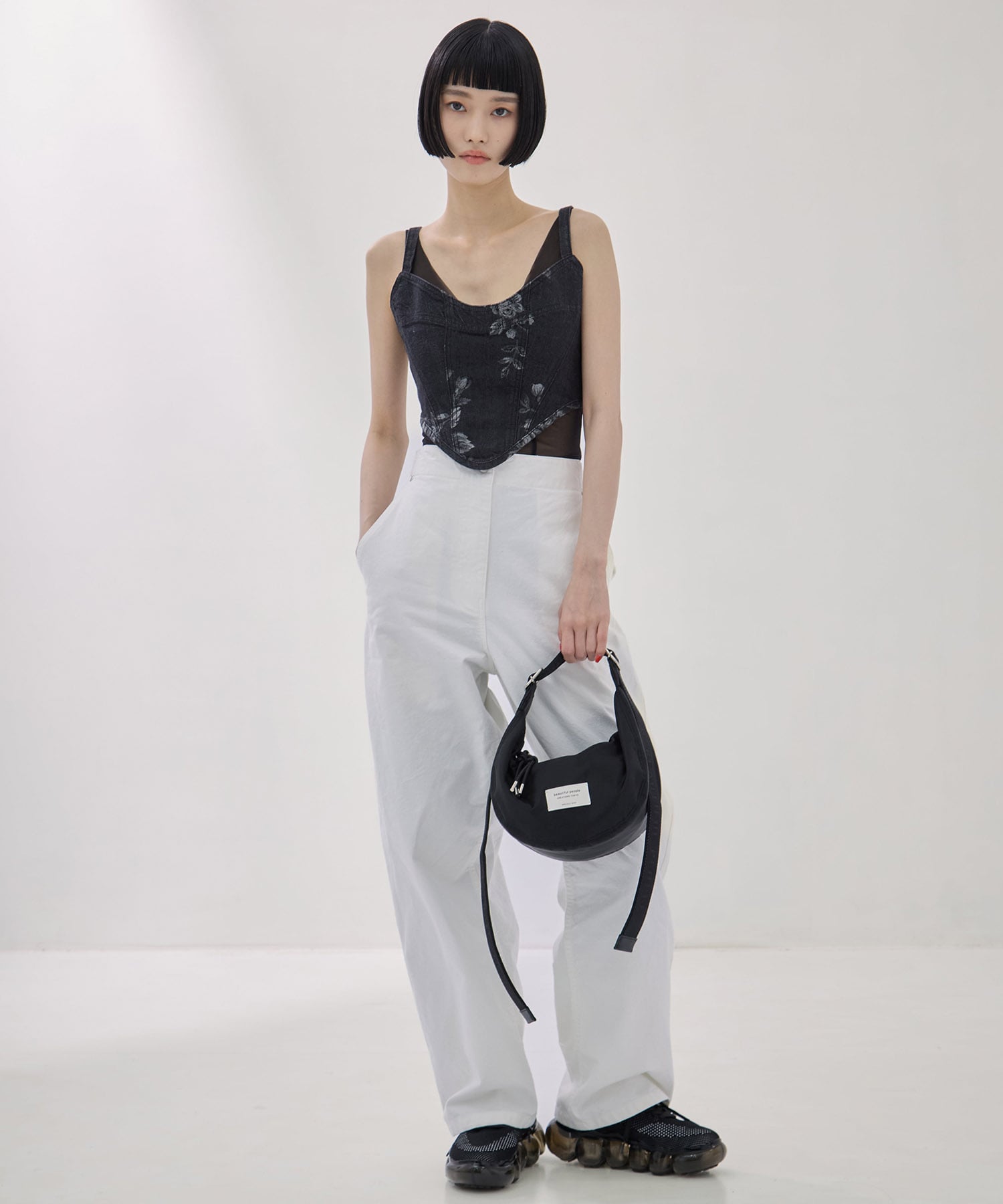別注nylon moon shoulder bag beautiful people