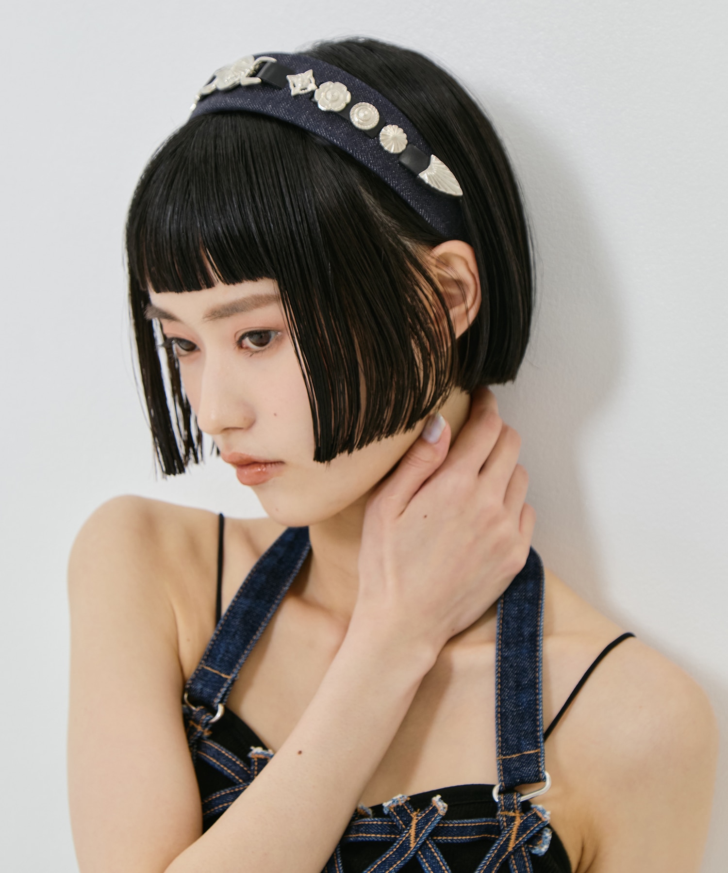 Metal headband TOGA