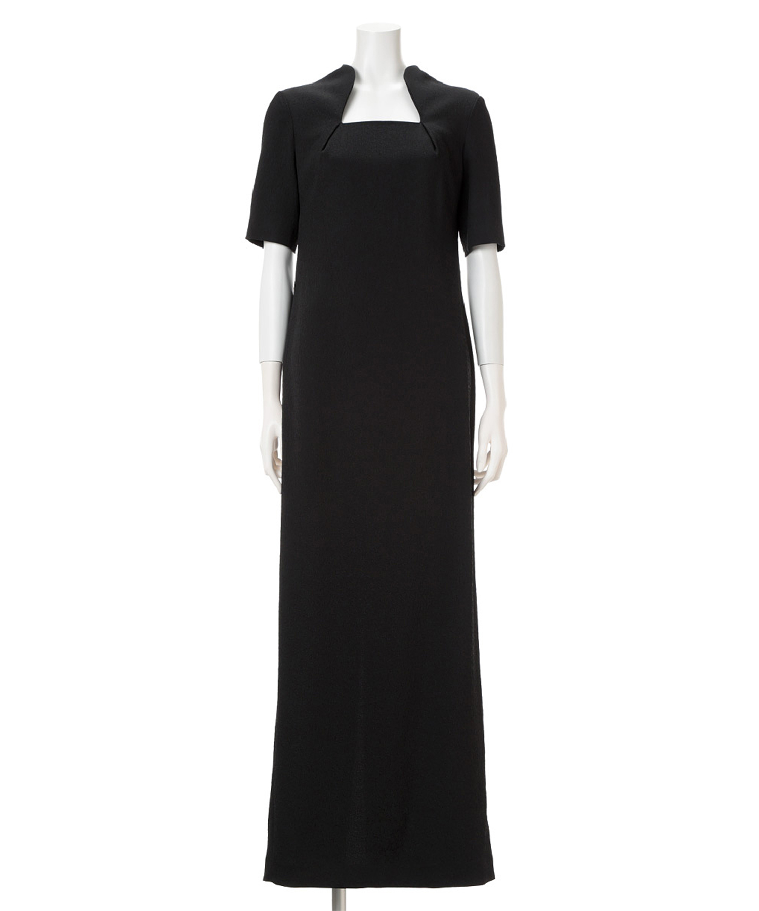 Floral Jacquard Square Neck Dress Mame Kurogouchi