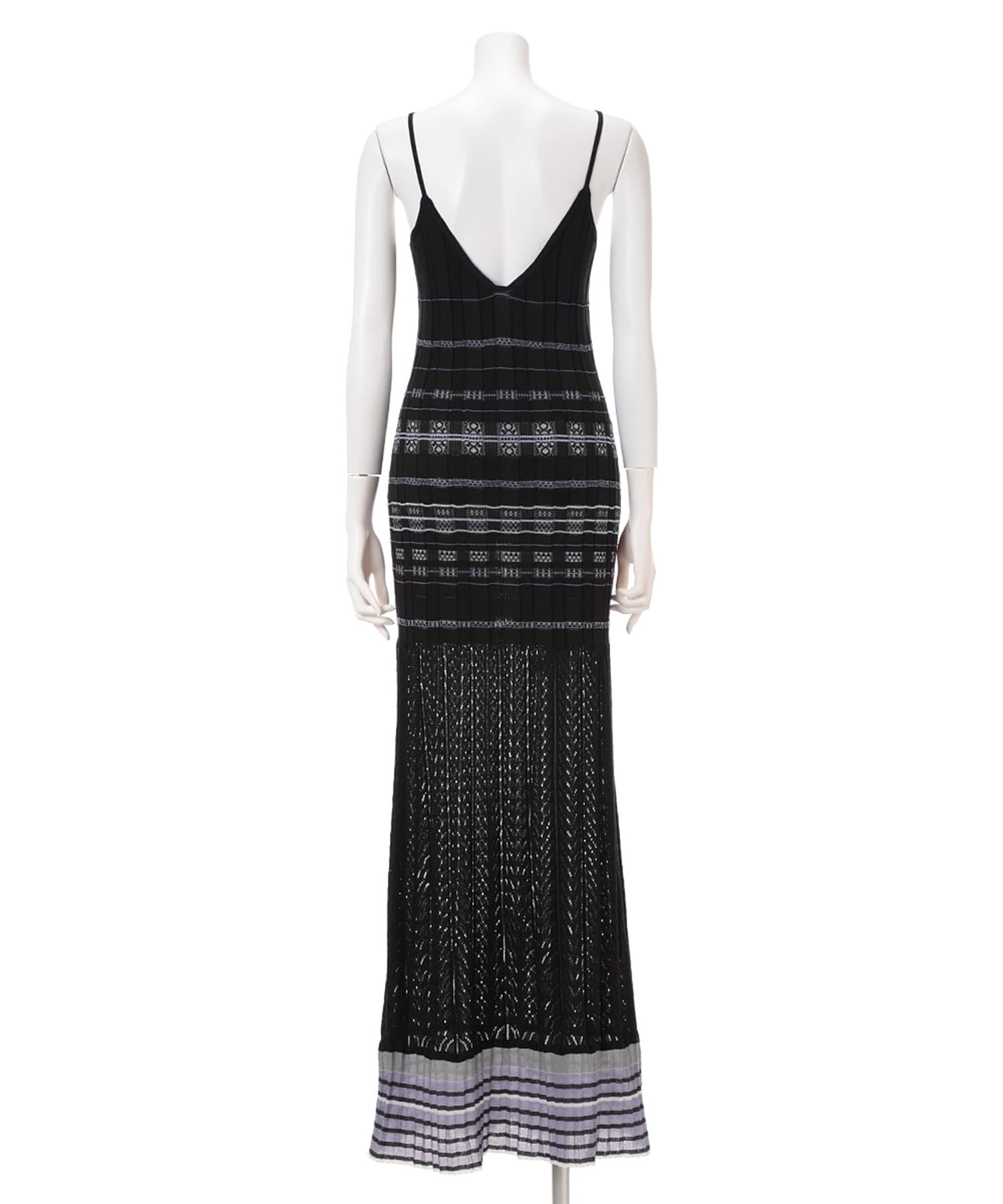 Lamp Shaped Knit Dress Mame Kurogouchi