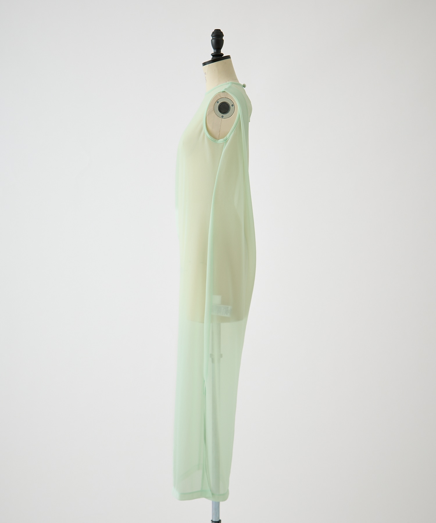 Draped Jersey Sheer Dress Mame Kurogouchi