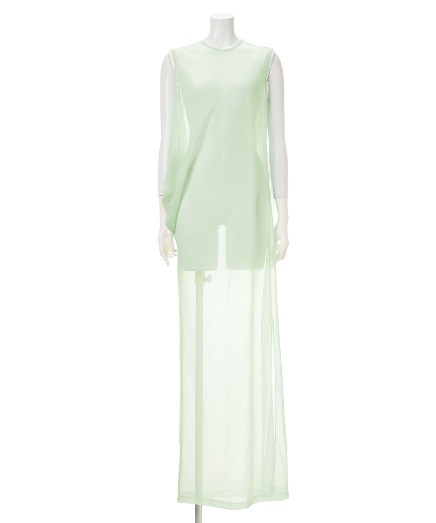 Draped Jersey Sheer Dress Mame Kurogouchi
