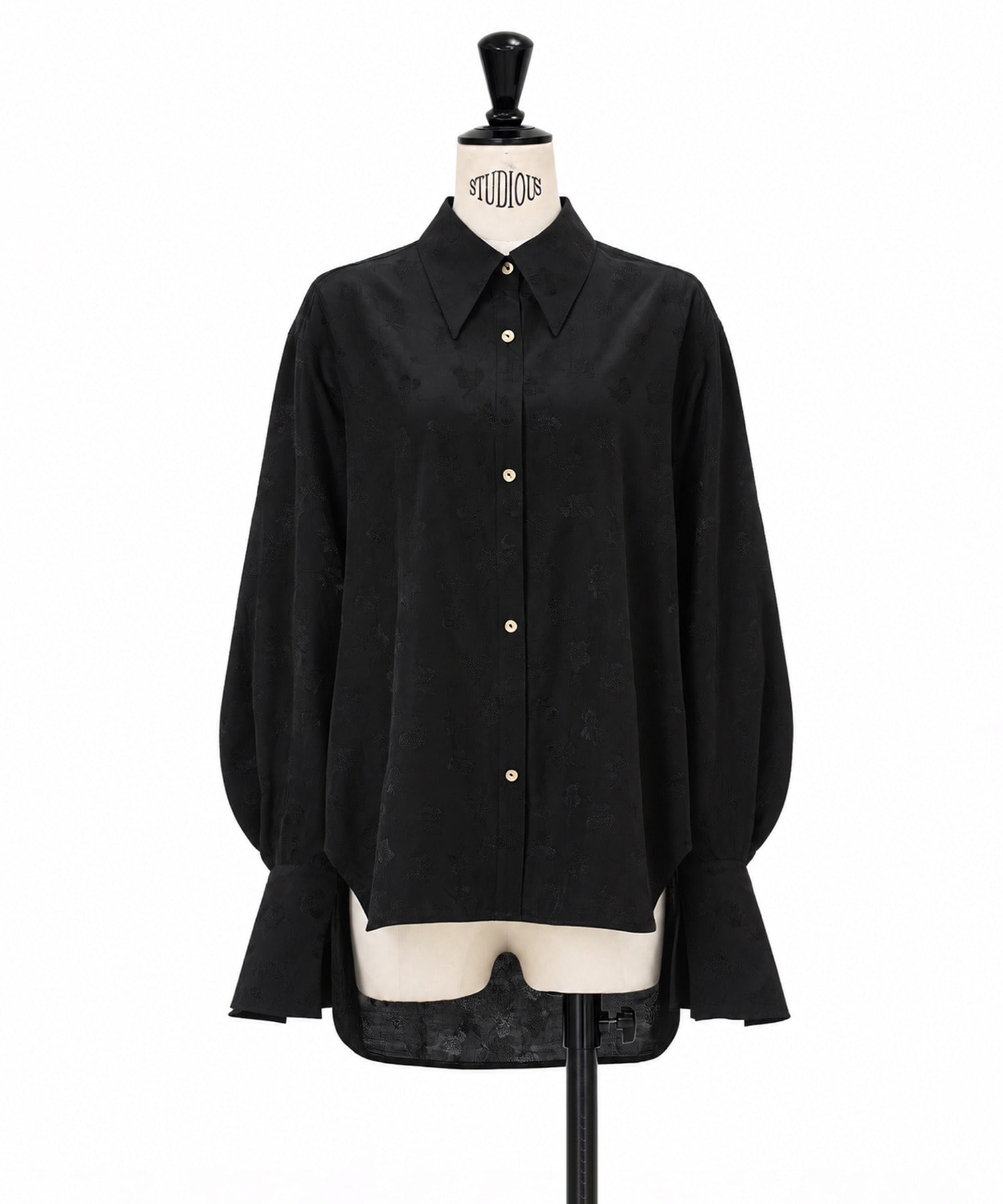Floral Jacquard Oversized Shirt Mame Kurogouchi