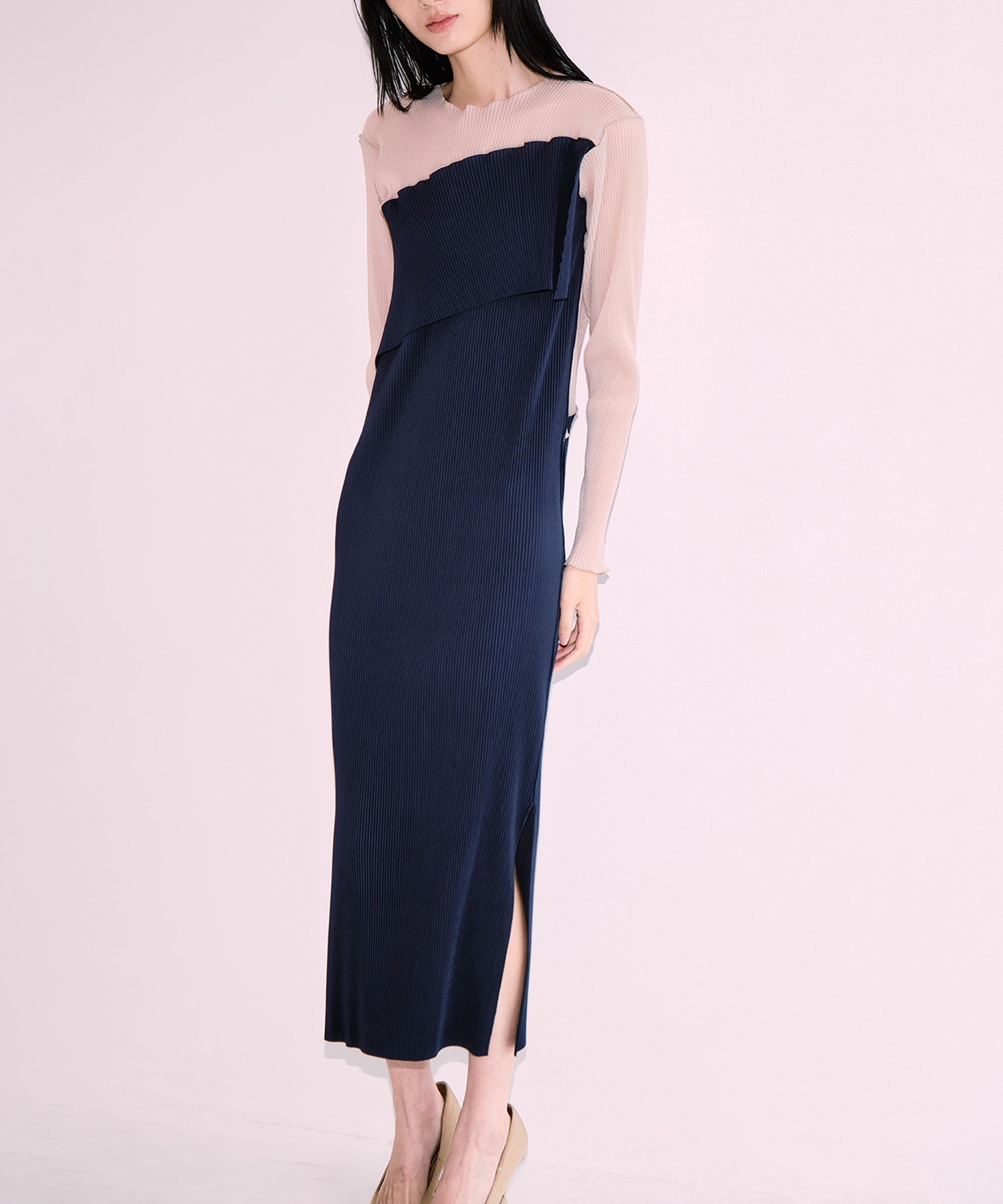 別注 SHEER DOCKING DRESS kotohayokozawa