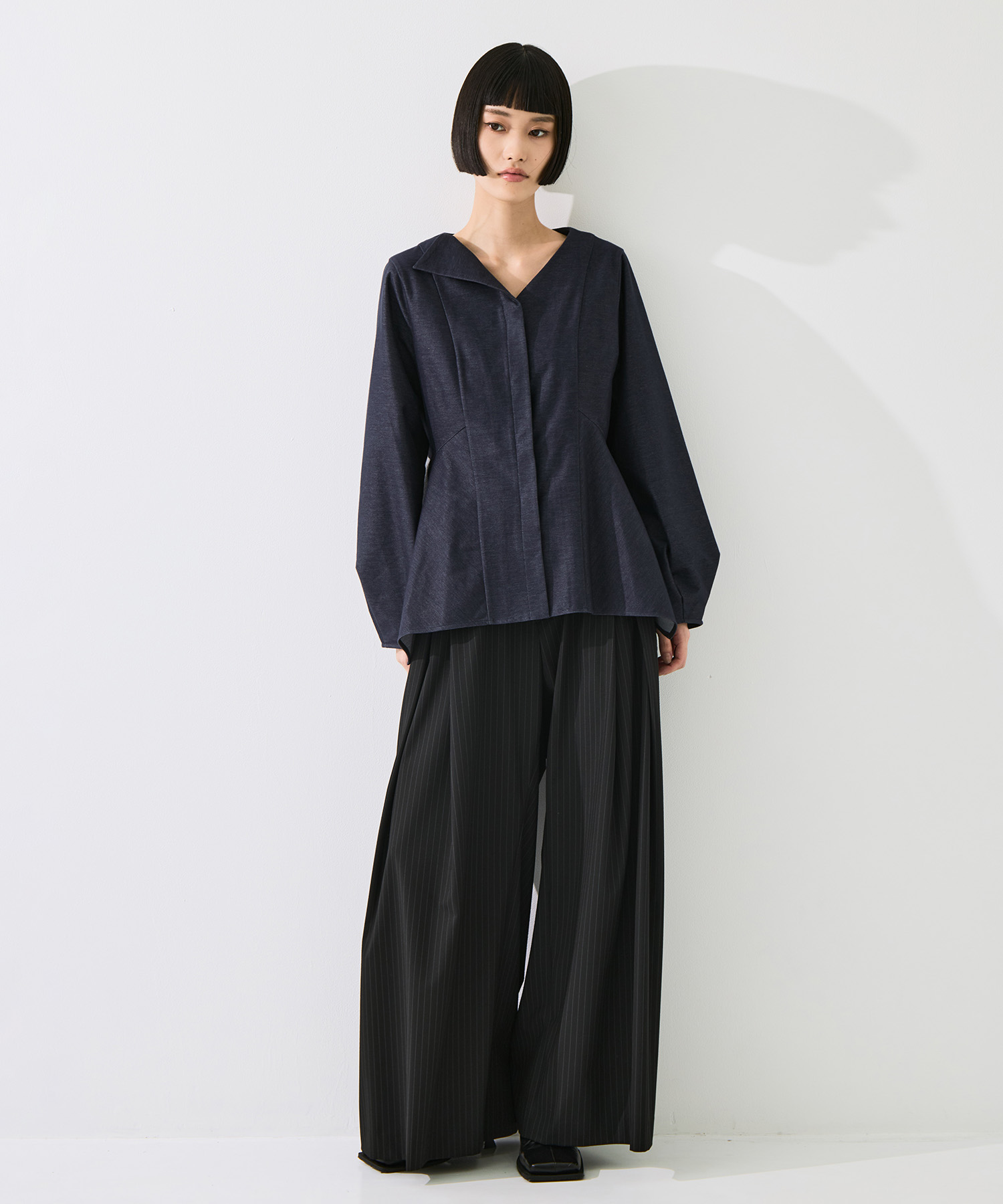 Form Peplum Tops STUDIOUS