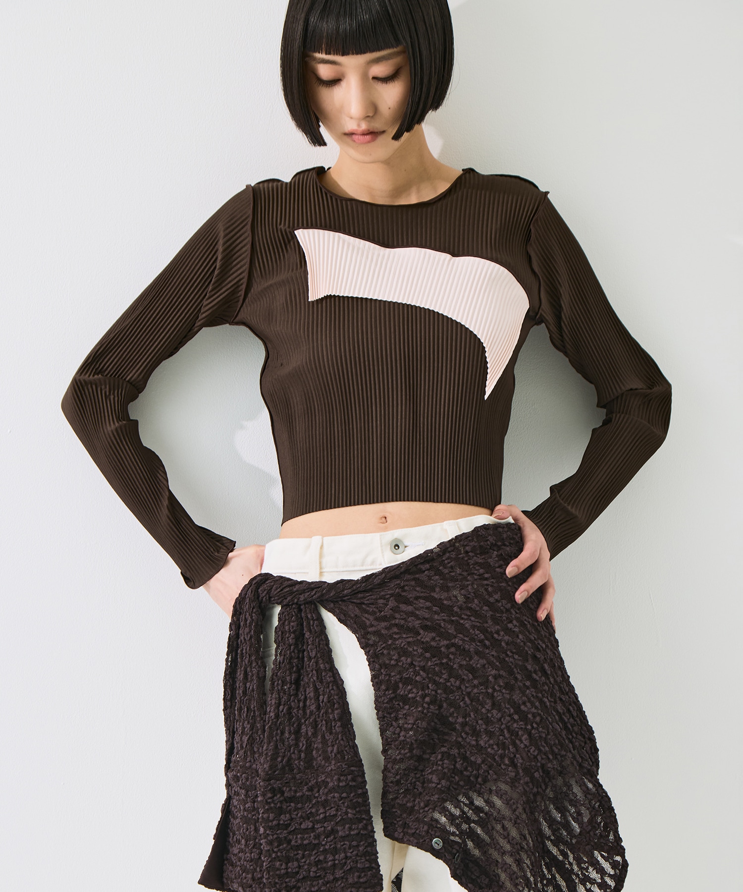 todo TINY WAVE TOP *LONG SLEEVE kotohayokozawa