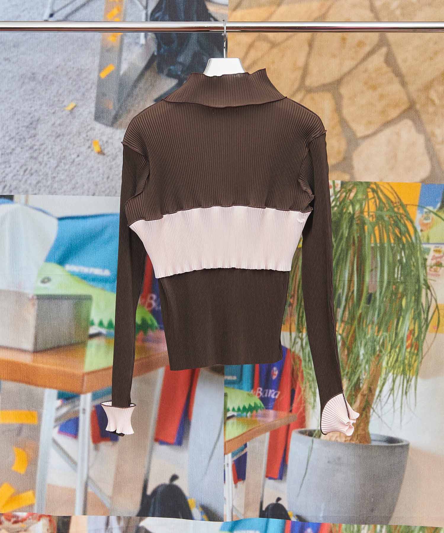 BUSTIER HIGH NECK TOP kotohayokozawa