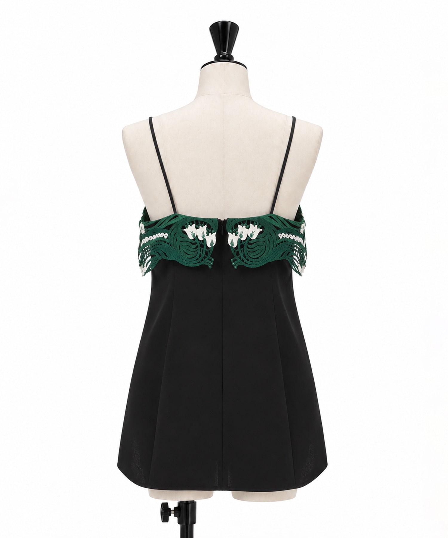 Triacetate Embroidery Camisole Top Mame Kurogouchi