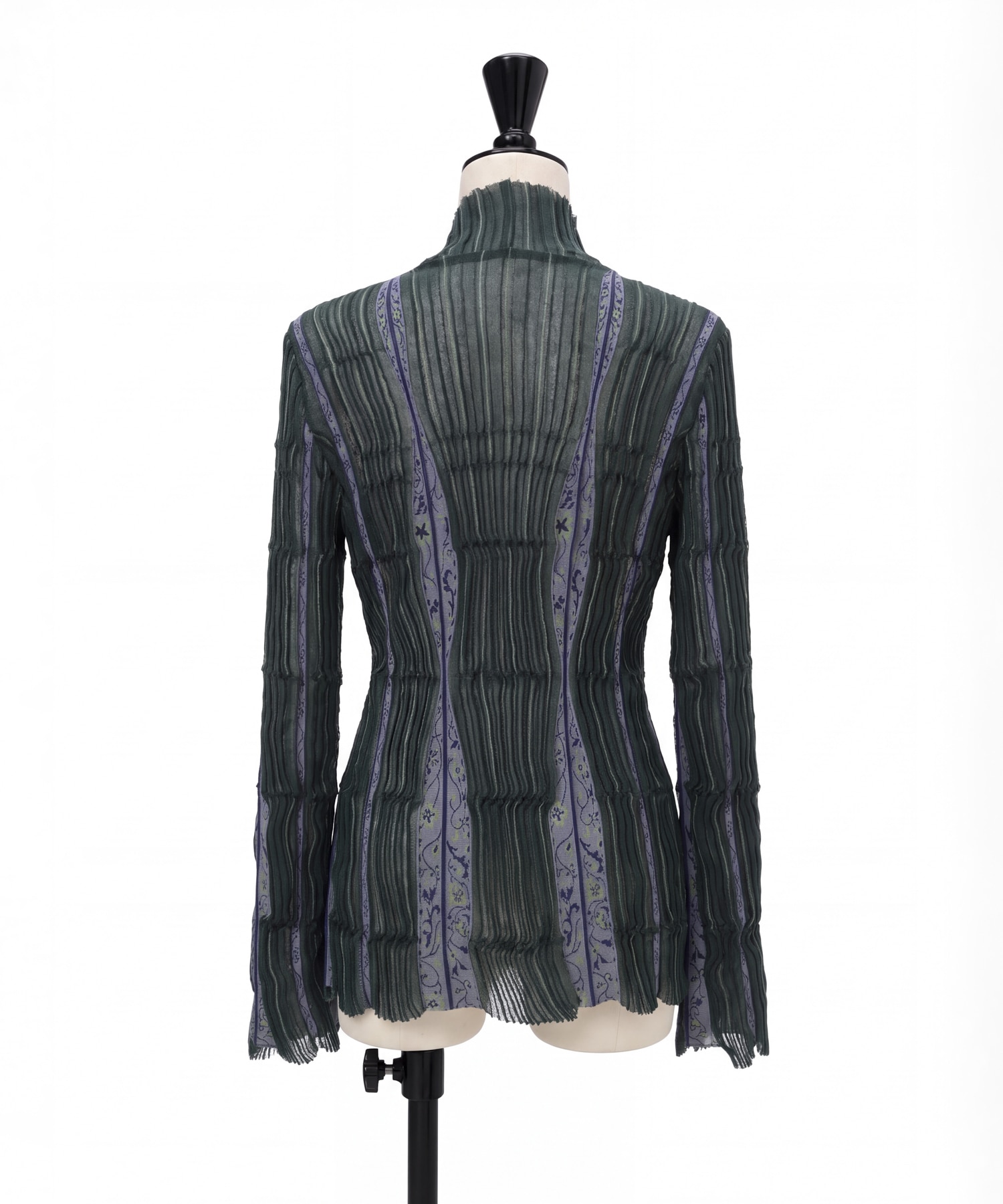 Fluid Jacquard Knit Top Mame Kurogouchi
