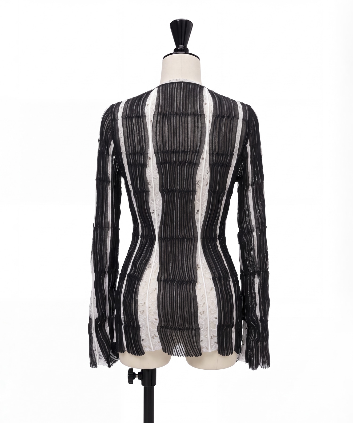 Fluid Jacquard Knit Cardigan Mame Kurogouchi