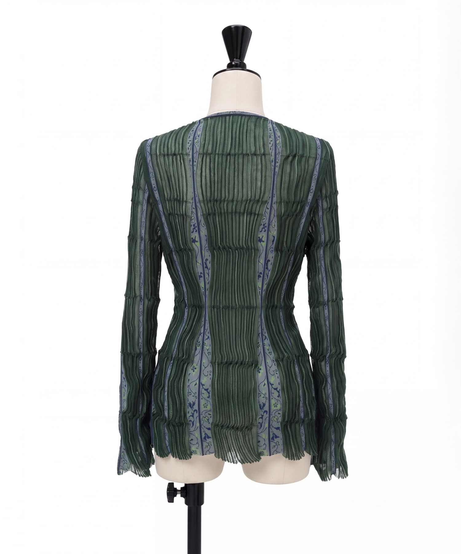Fluid Jacquard Knit Cardigan Mame Kurogouchi