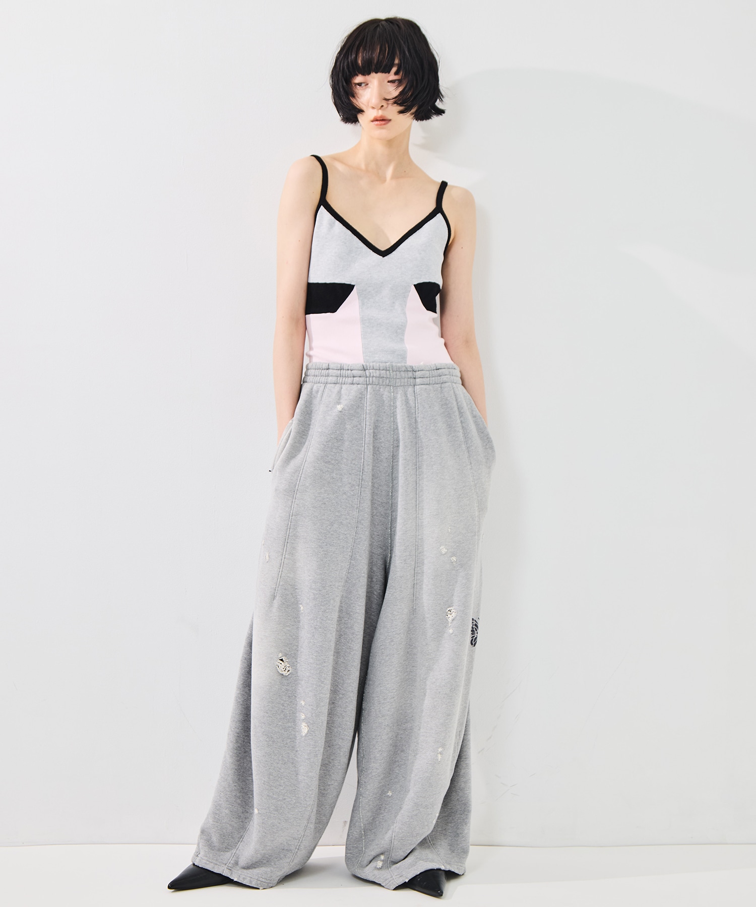 Deconstructed H.D Sweat Pants Needles